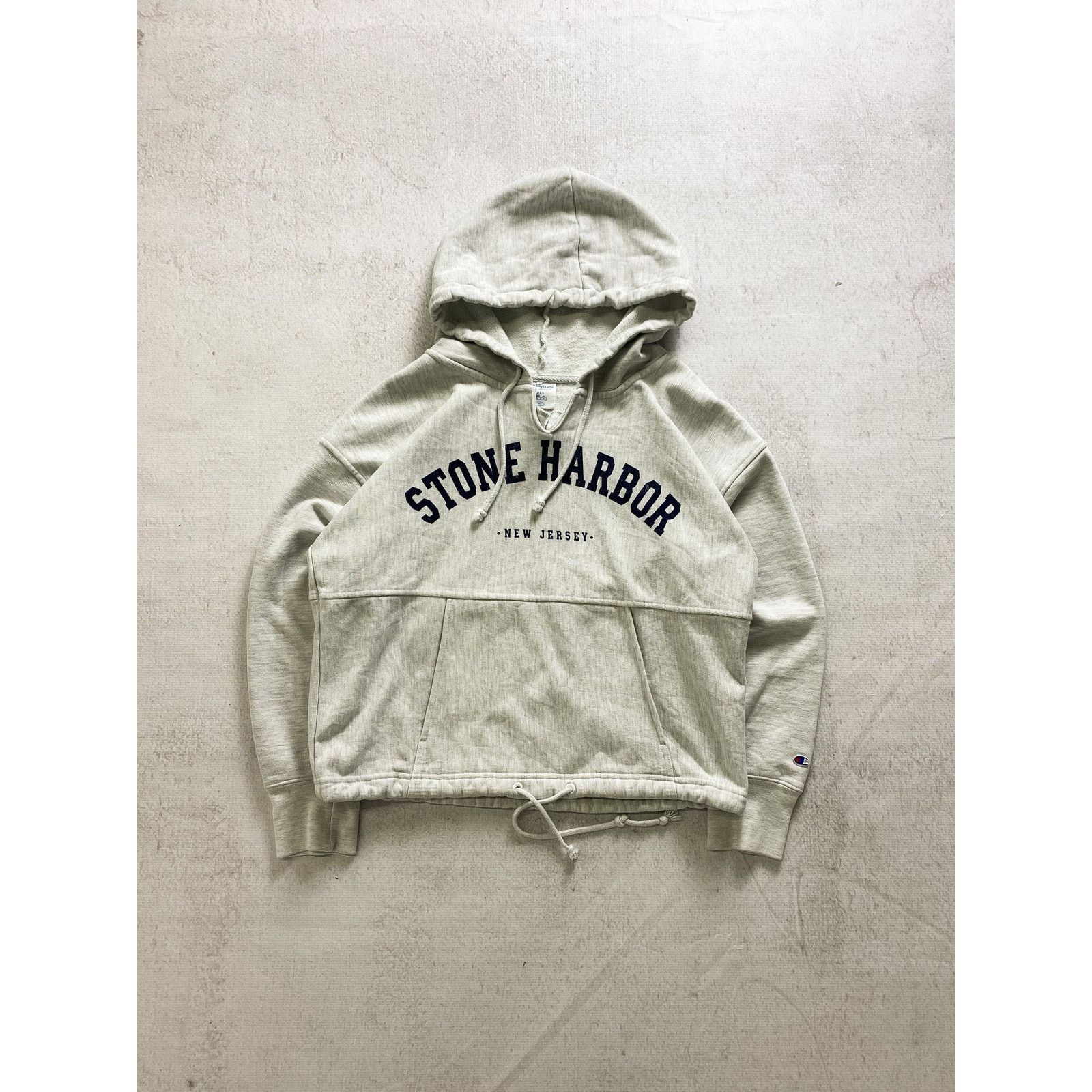 Other Vintage 90s Stone Harbor Drawstring Hoodie - Women's Small Size S / US 4 / IT 40 - 1 Thumbnail