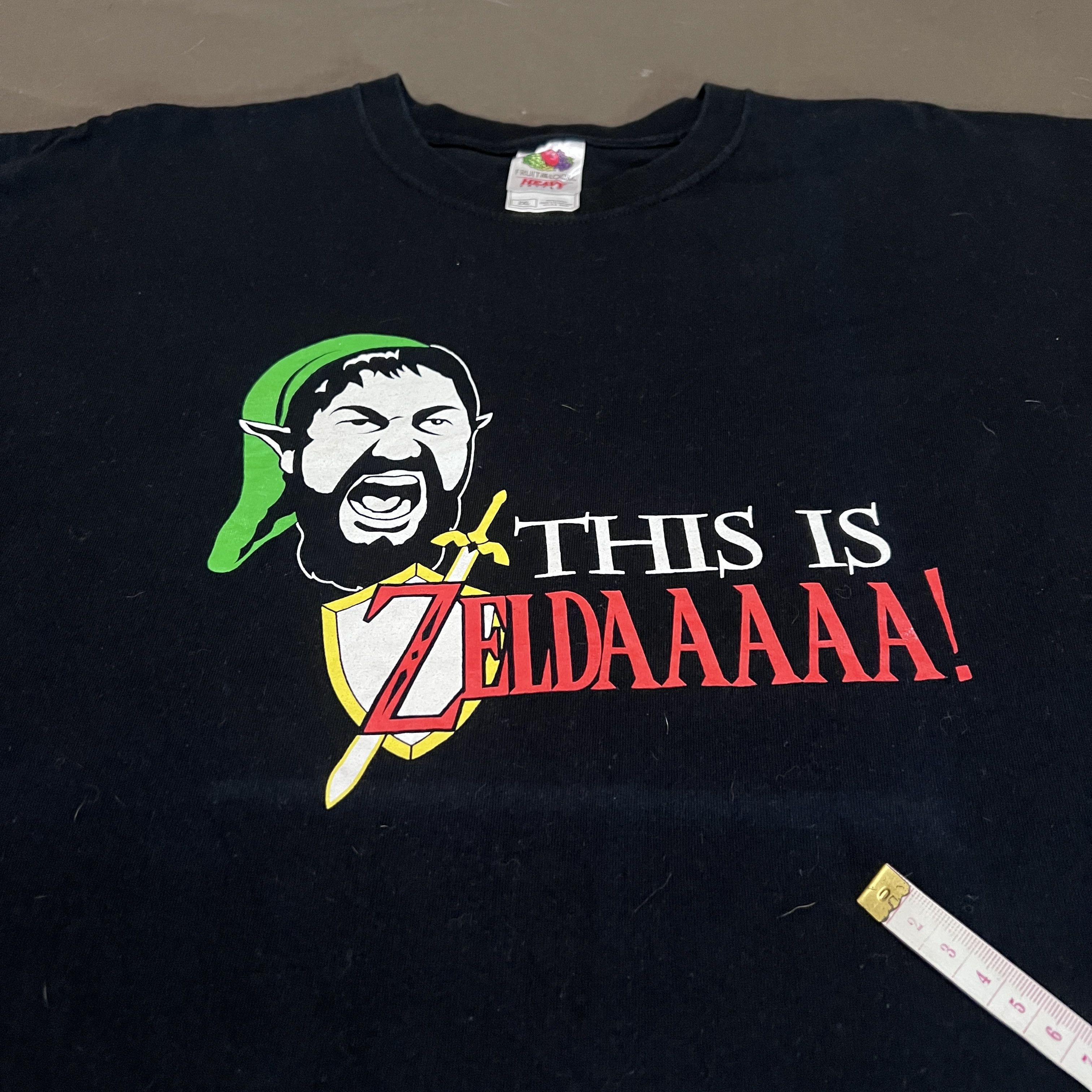 Nintendo × Vintage Vintage Y2K This is ZELDAAAAA! Parody Tee 2XL 300 Film Size US XXL / EU 58 / 5 - 3 Thumbnail