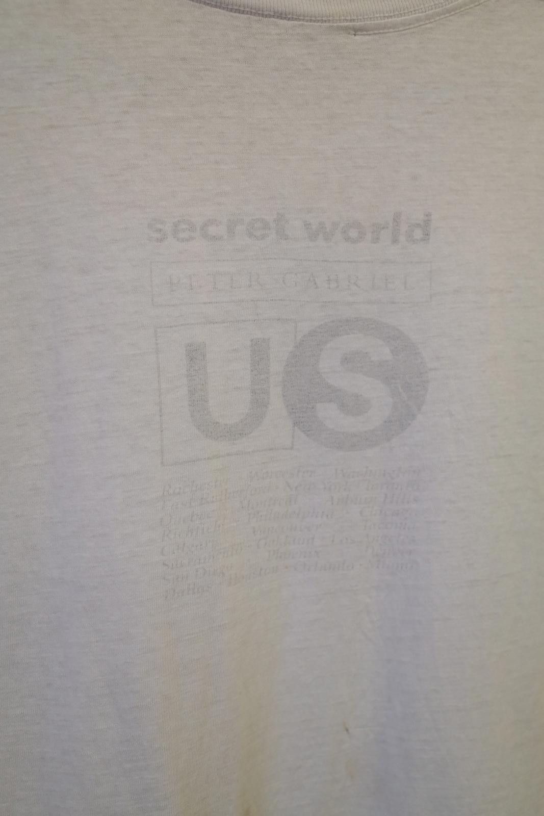 Unknown London 92' Peter Gabriel Steam Ian Hughes Art T-Shirt Size M / US 6-8 / IT 42-44 - 9 Thumbnail