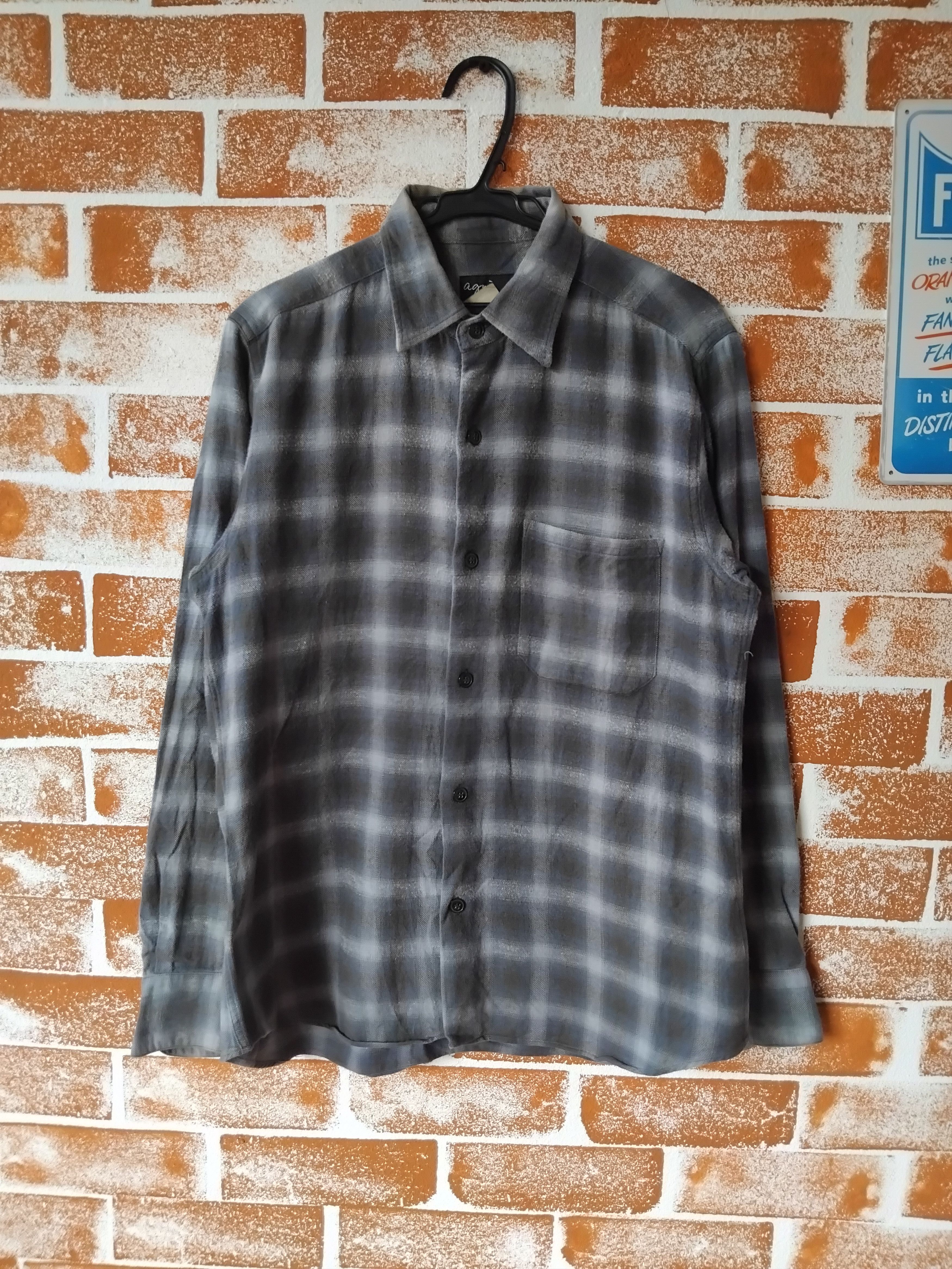 agnes b. 💥Agnes B checkered purple flannel shirt Size US M / EU 48-50 / 2 - 1 Thumbnail