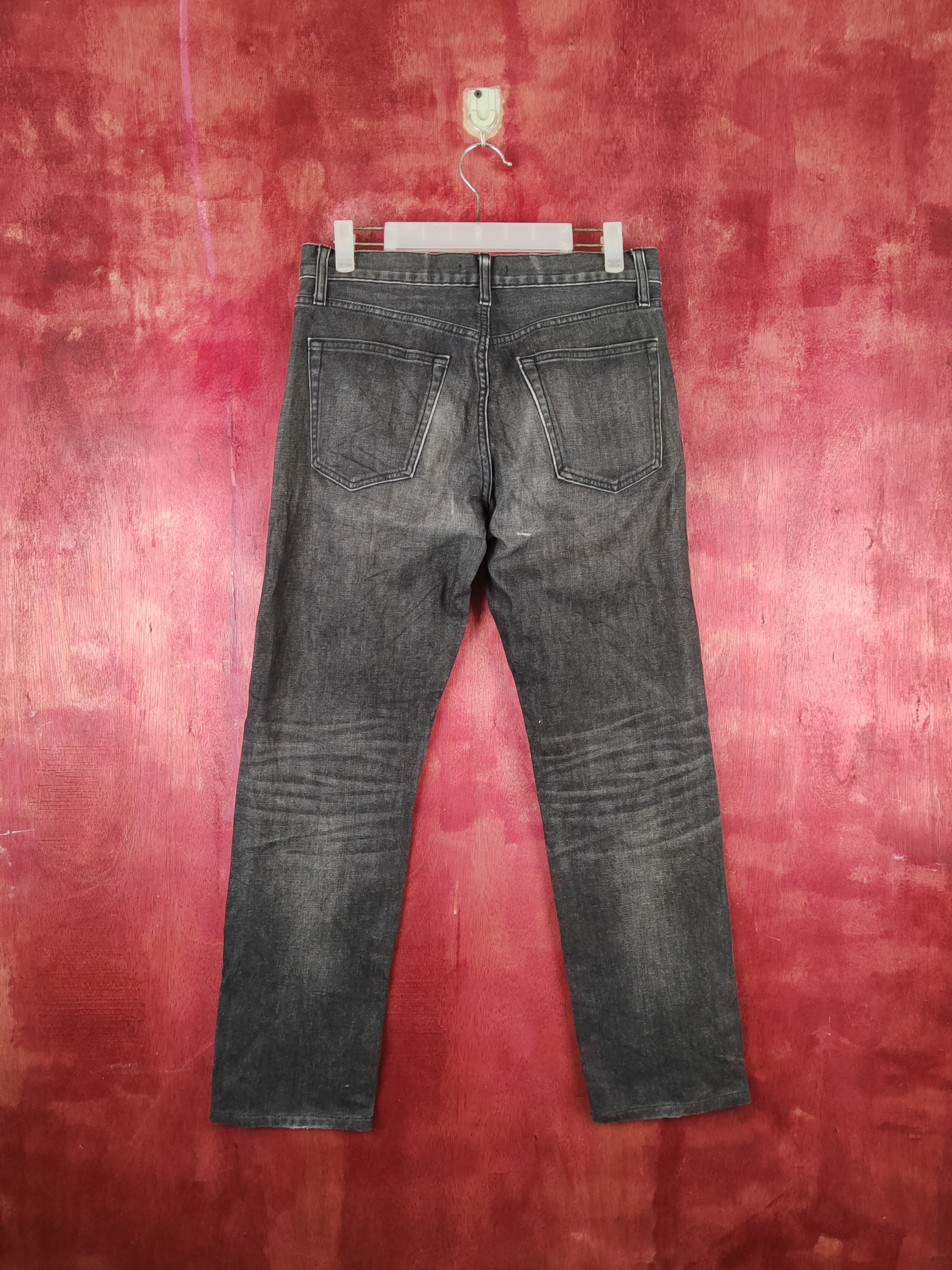 Japanese Brand Uniqlo Black Faded japan vintage Jeans #S1779 Size US 30 / EU 46 - 7 Thumbnail