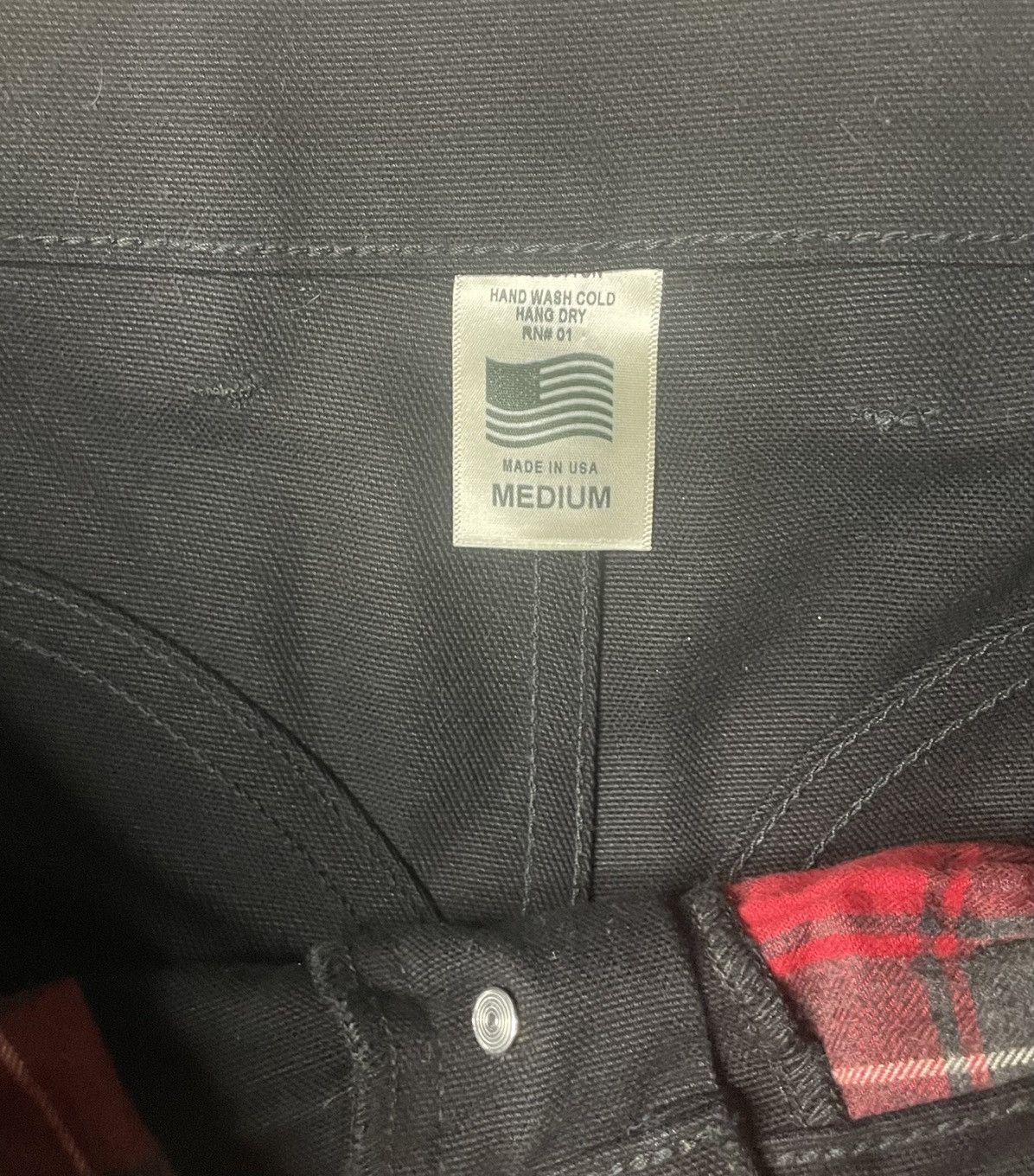 Other Junorae.us 14 OZ Raw Charcoal Denim Size US 32 / EU 48 - 5 Thumbnail