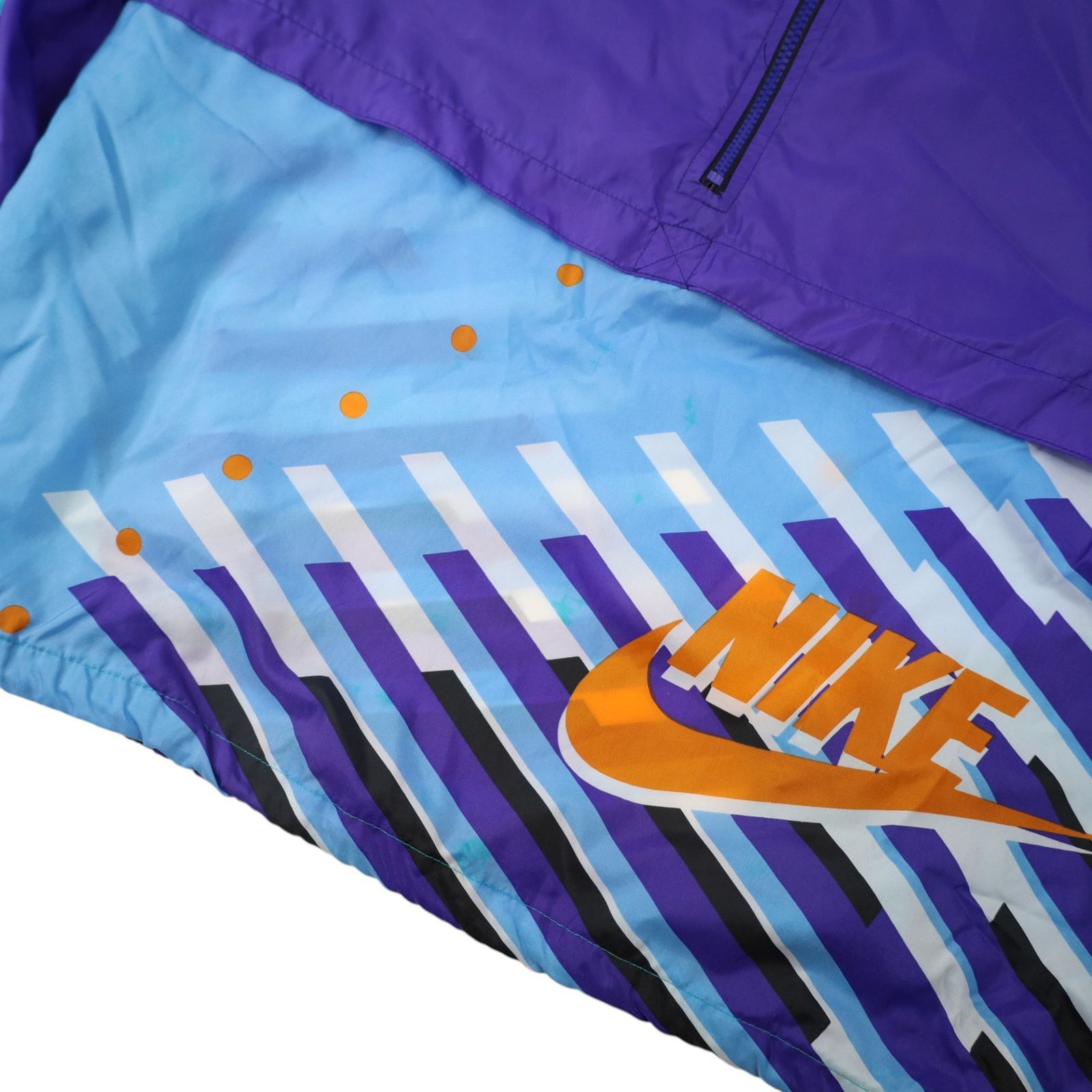 Nike × Vintage Vintage 90s Nike Gray Tag Pullover Windbreaker Jacket Size US M / EU 48-50 / 2 - 4 Thumbnail