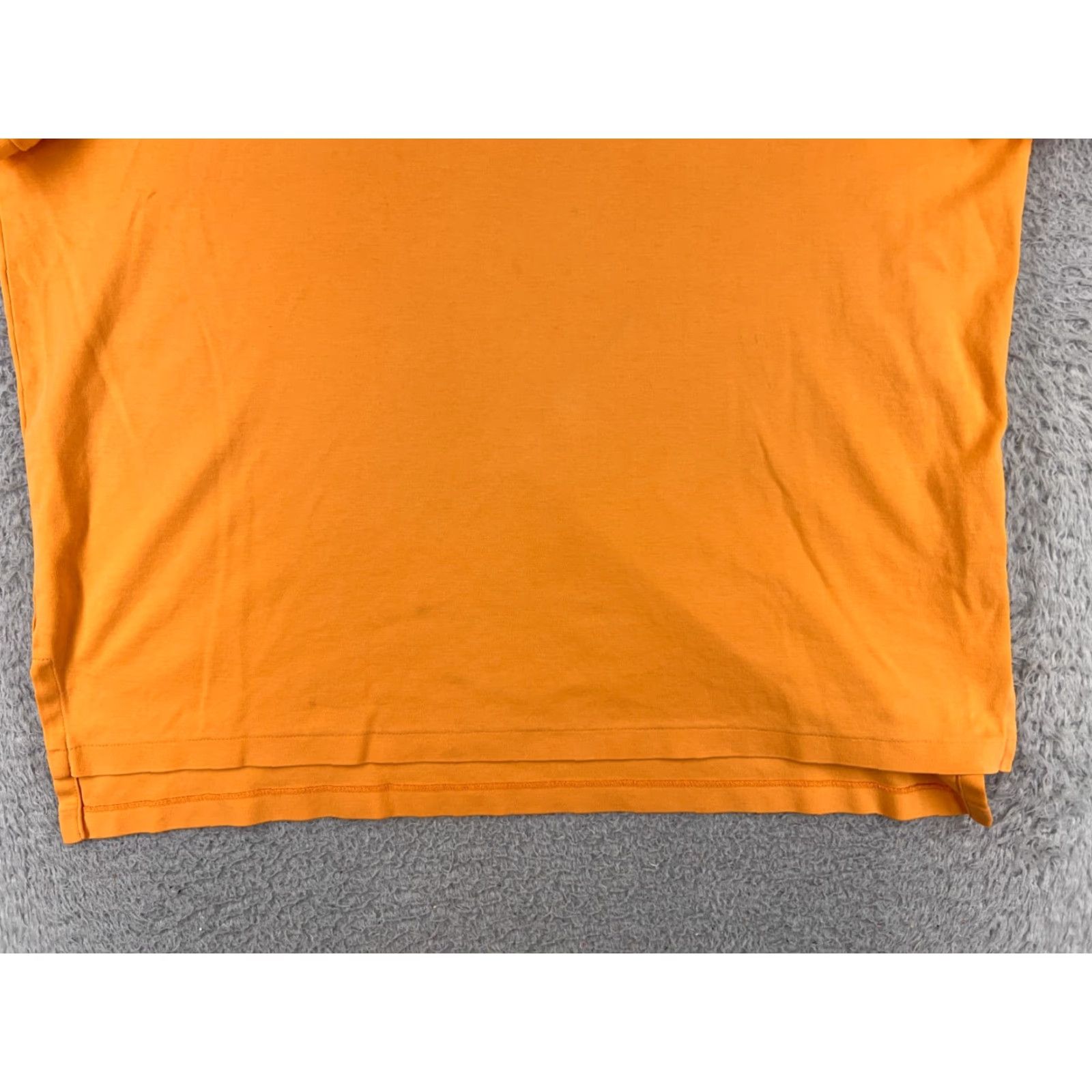 Ralph Lauren VINTAGE Ralph Lauren Polo Shirt Mens XL Orange Interlock Cotton Jersey Polo Shirt Size US XL / EU 56 / 4 - 5 Thumbnail