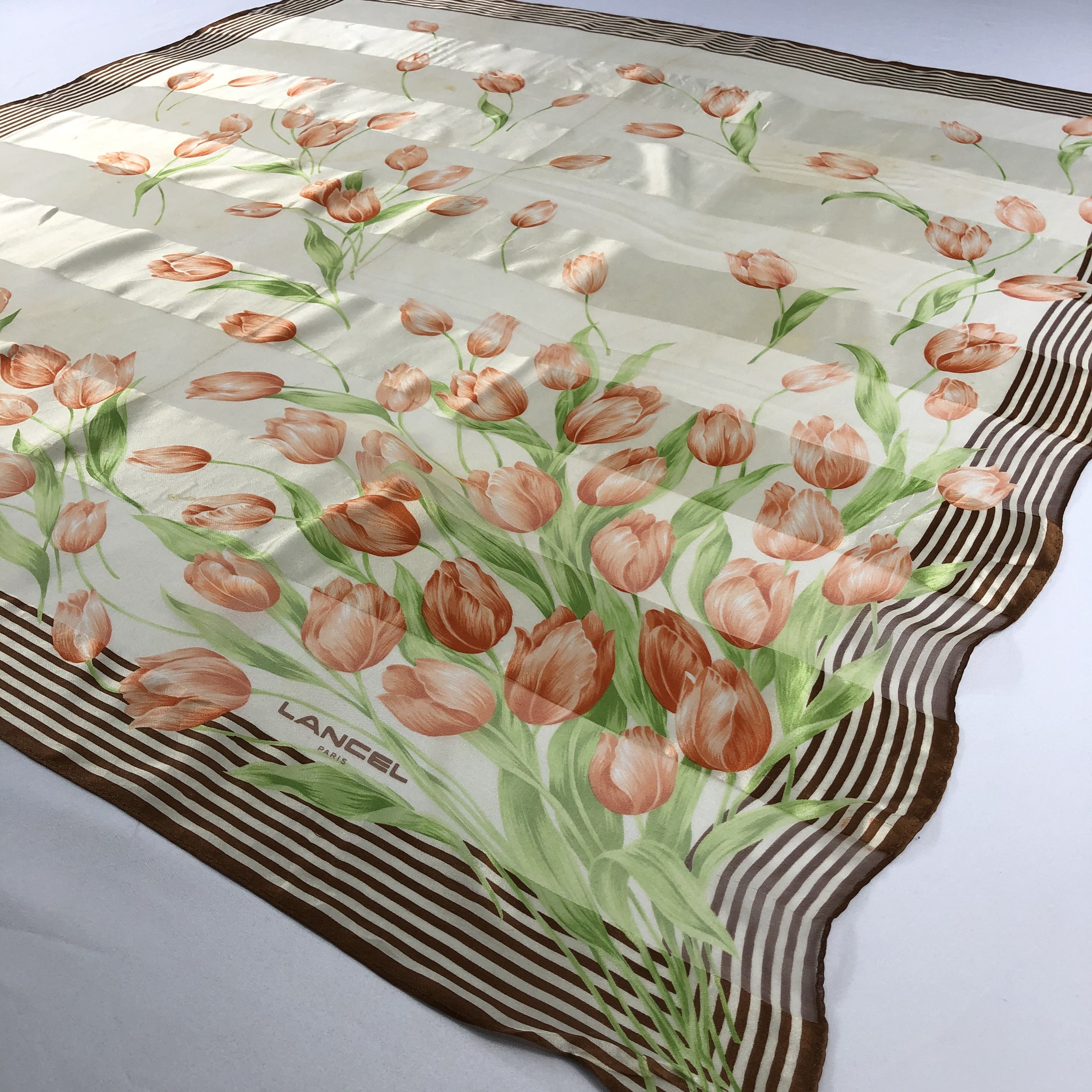 Lancel Vintage Lancel Silk Scarf Size ONE SIZE - 3 Thumbnail