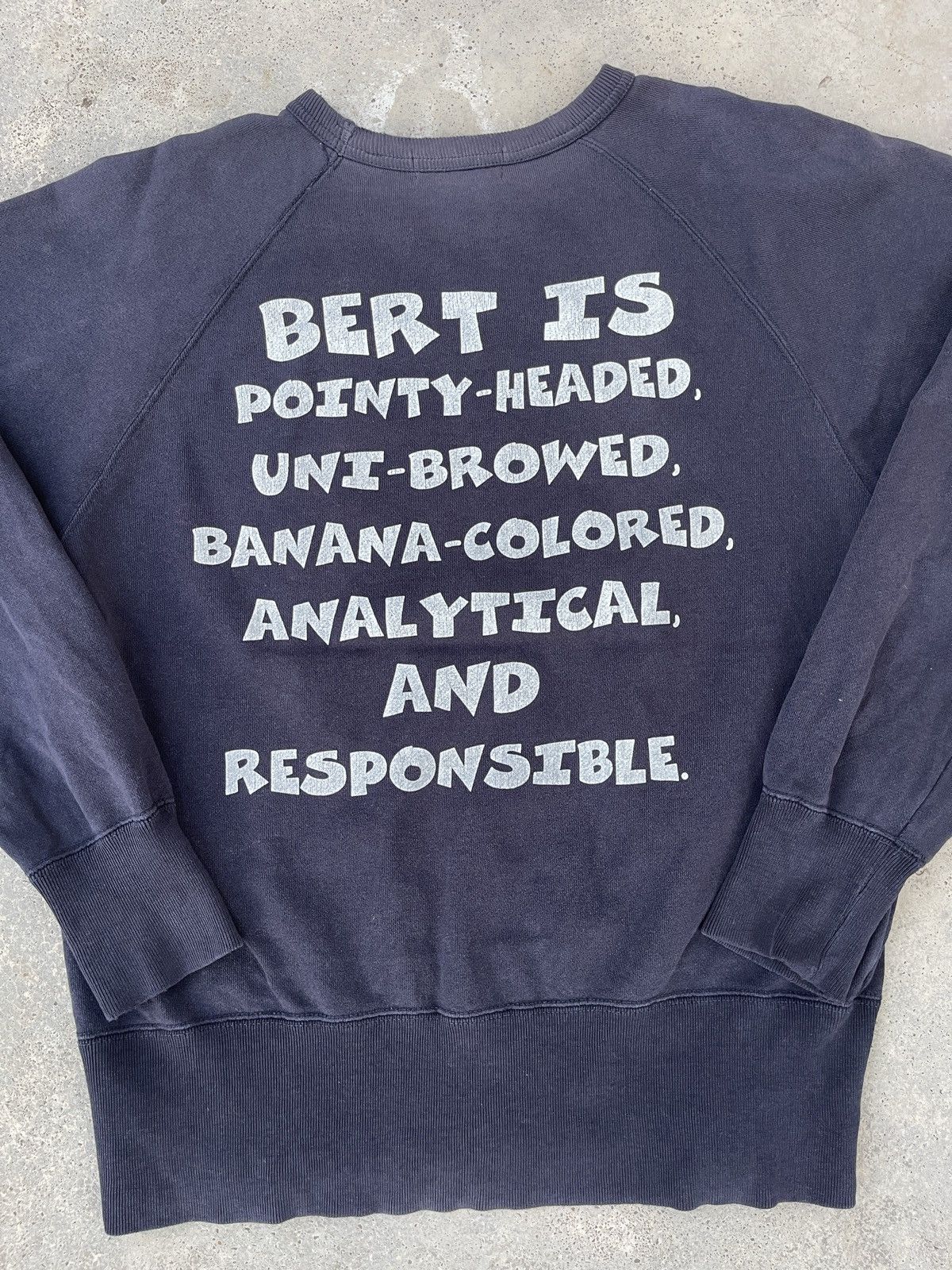 Cartoon Network × Vintage Vintage Sesame Street Bert Sweatshirt Size US M / EU 48-50 / 2 - 4 Thumbnail