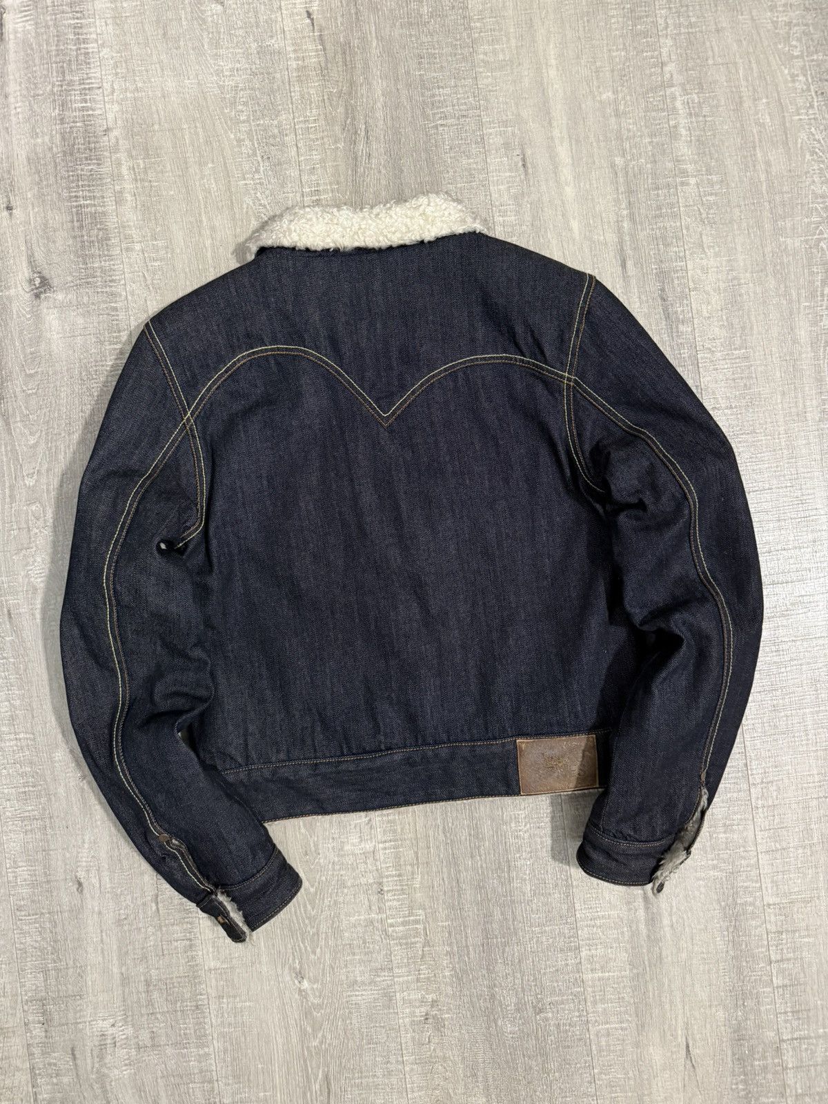 Evisu Evisu sherpa denim jacket Size L / US 10 / IT 46 - 13 Thumbnail