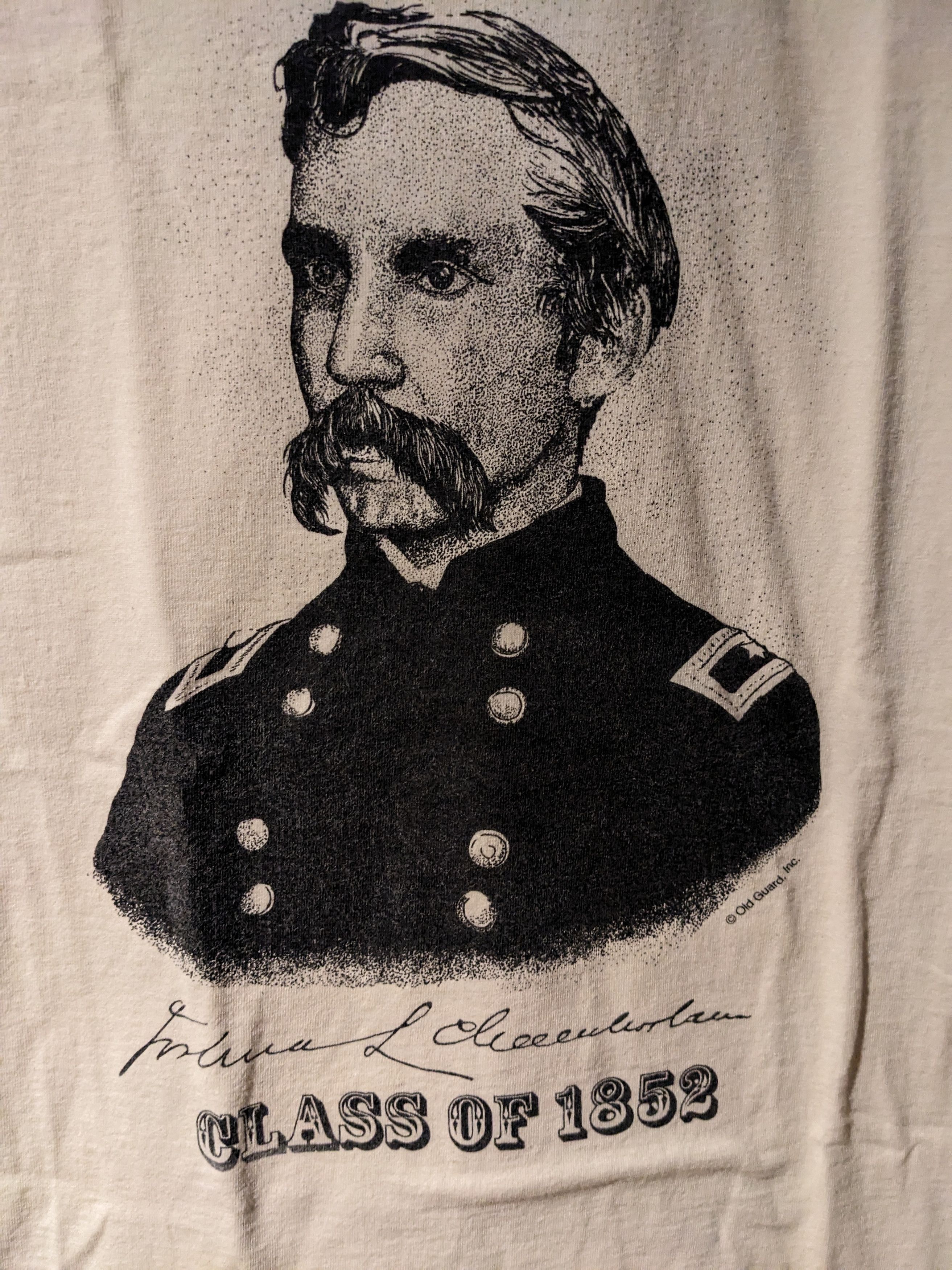 Lee × Vintage Vintage 90s General Ambrose Burnside War General T-Shirt Size US M / EU 48-50 / 2 - 2 Thumbnail