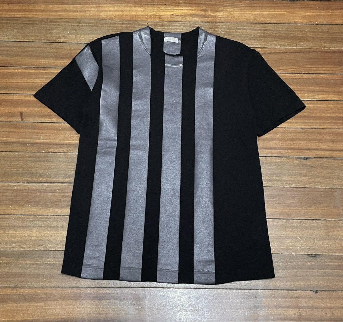 Rare Vintage Comme Des Garcons Homme Stripe T-shirt 2002s