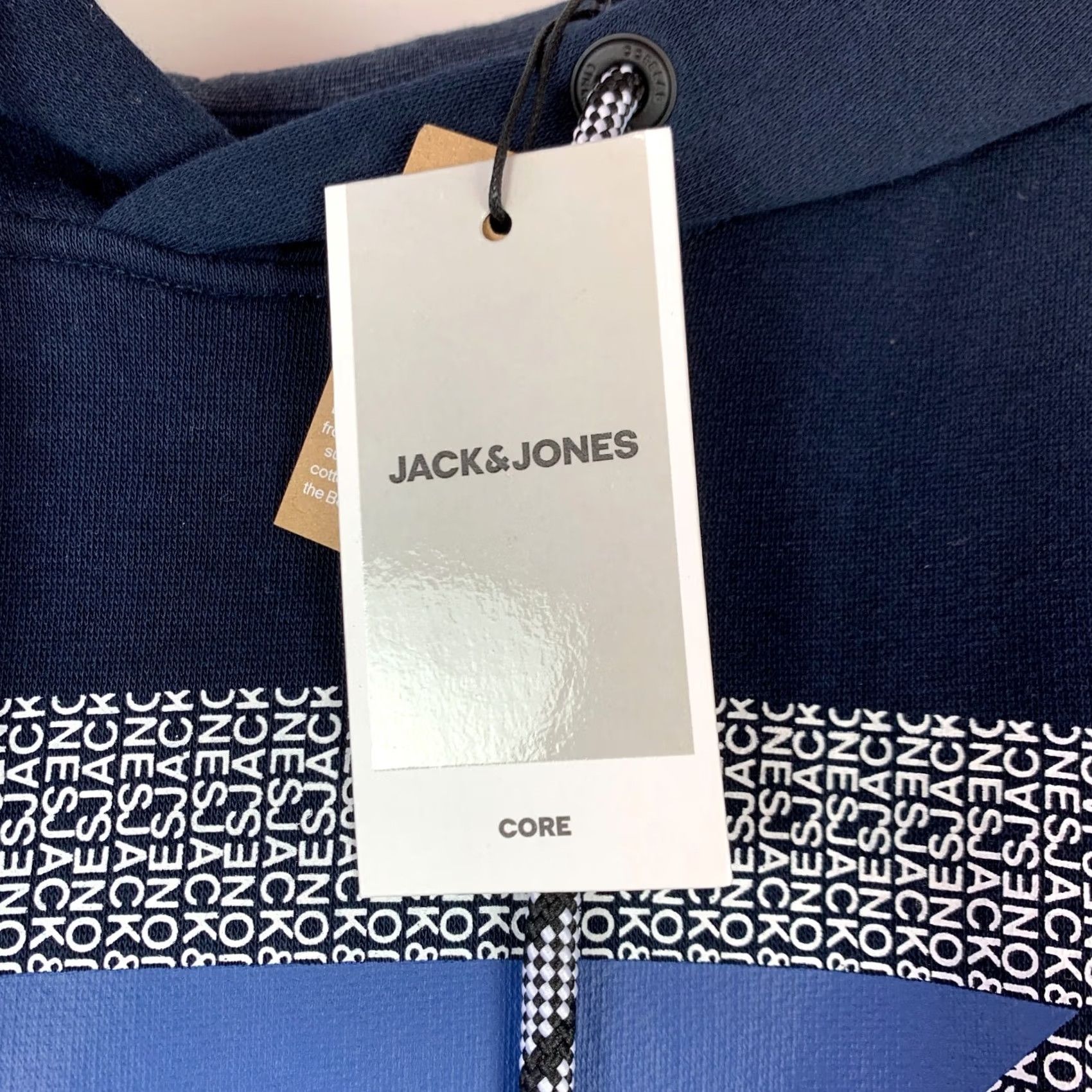 Jack & Jones VINTAGE Jack & Jones Logo Core Hoody Sweatshirt Navy Blue Mens Large Size US L / EU 52-54 / 3 - 4 Thumbnail