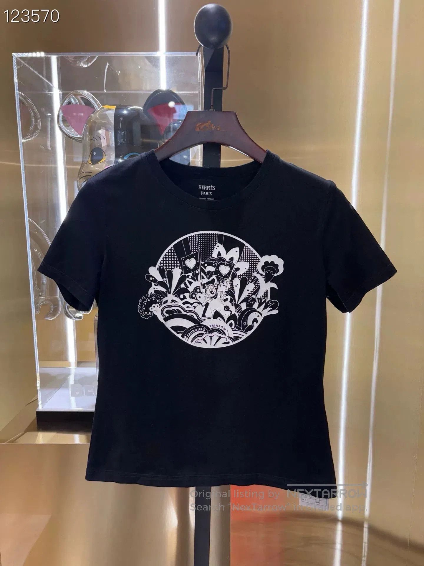 Hermes Hermès Classic White Wave Black T. Size S / US 4 / IT 40 - 1 Thumbnail