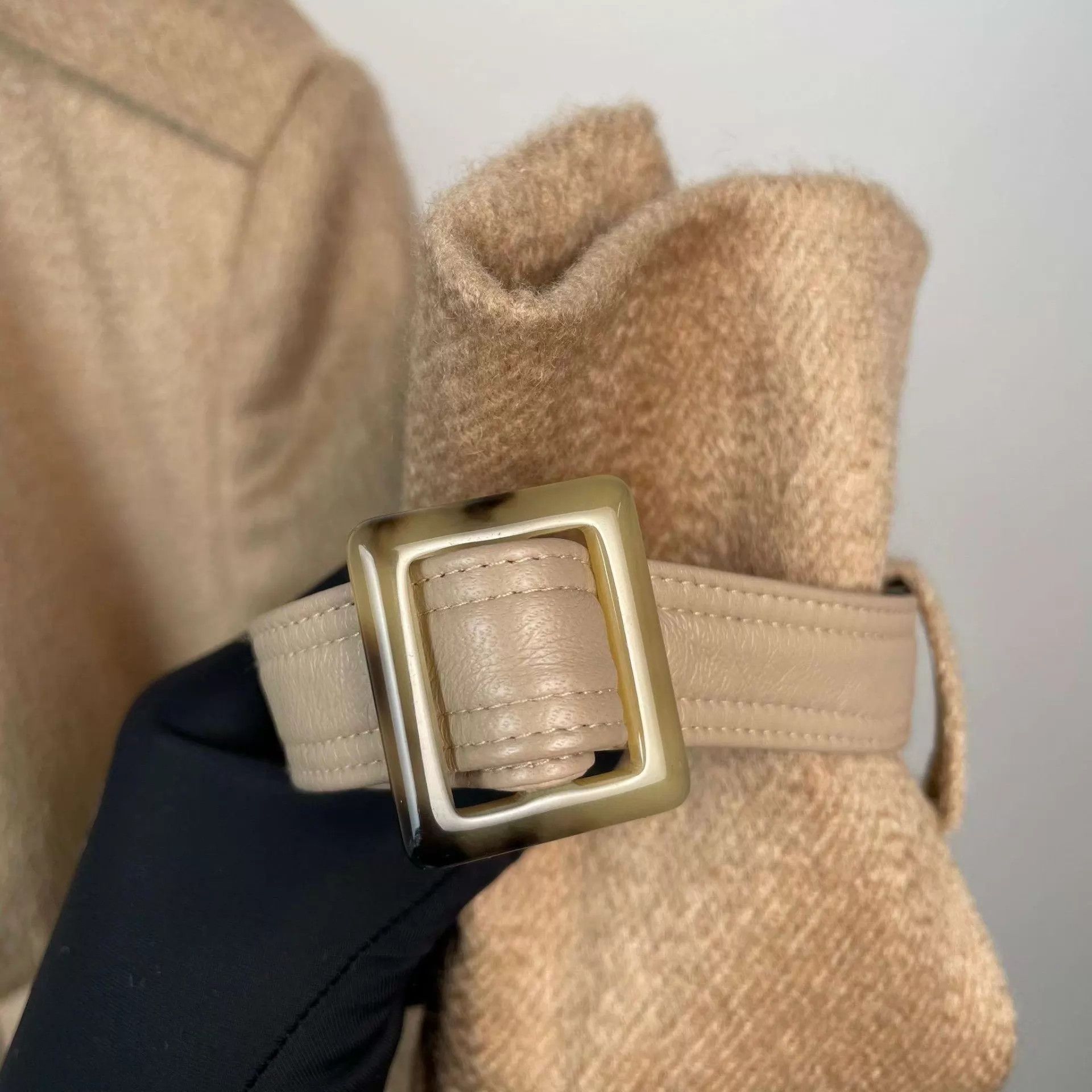 Max Mara Maxmara 95 New Cashmere Coat Milk Tea 38 Size S / US 4 / IT 40 - 8 Thumbnail