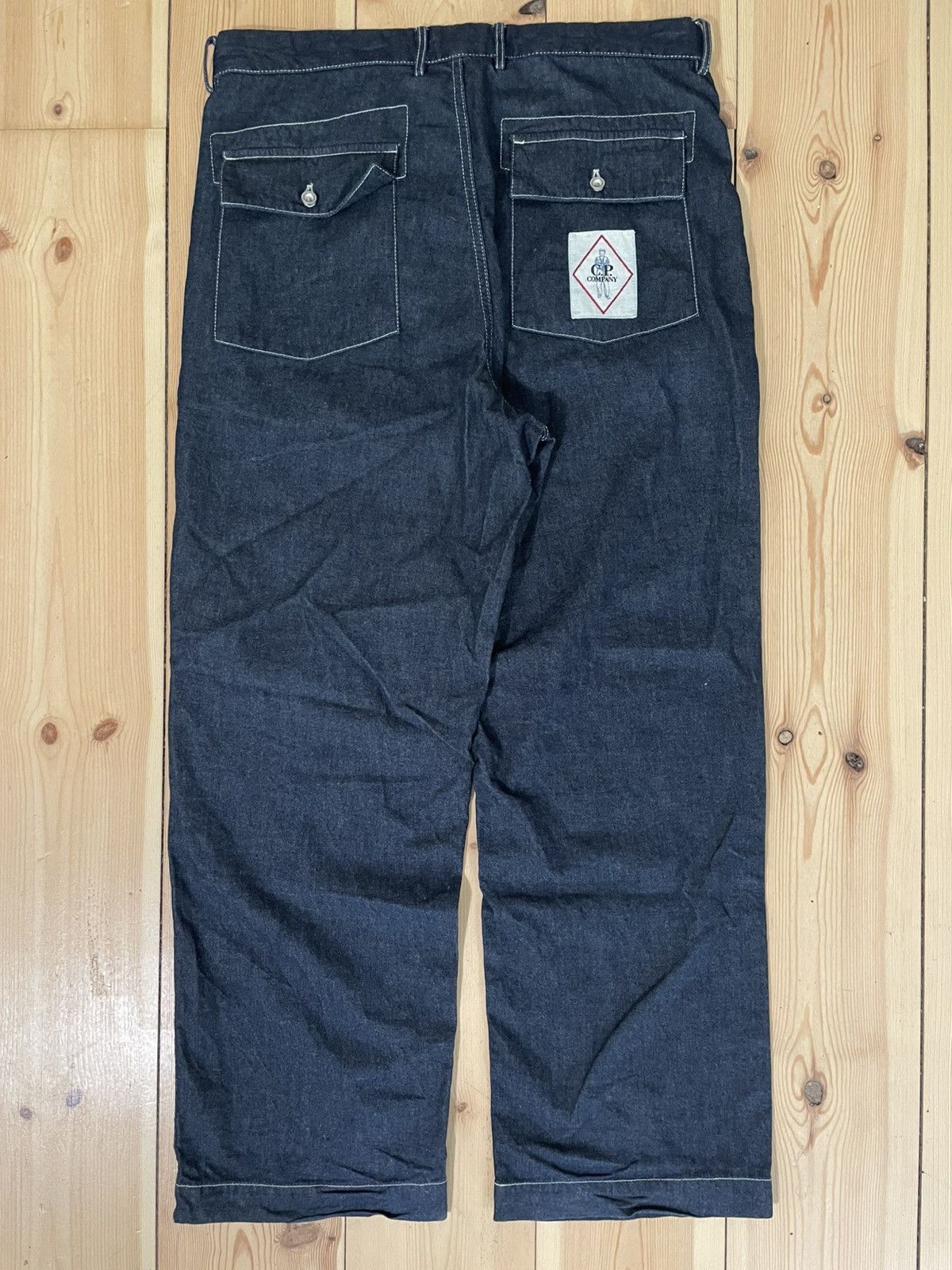 C.P. Company 3/1 Denim Loose Pants Size US 32 / EU 48 - 5 Thumbnail