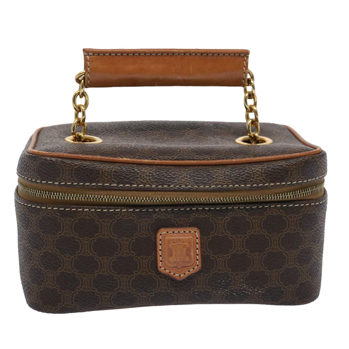 image of Celine Céline Vanity Clutch in Brown, Women's
