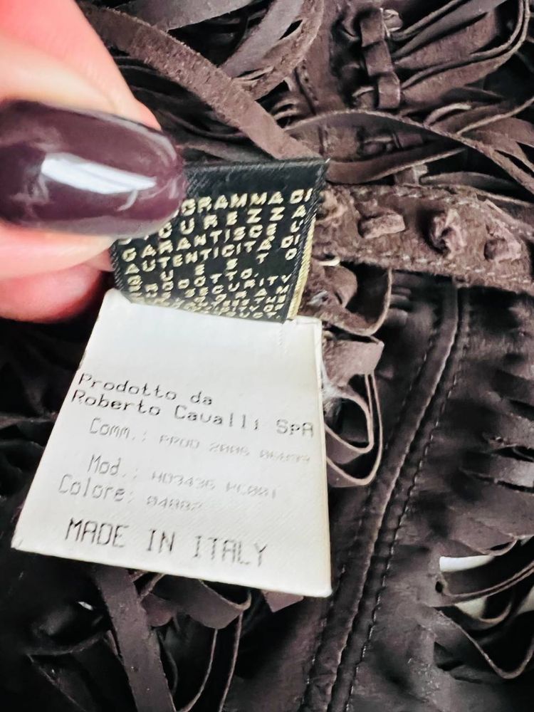 Roberto Cavalli Roberto Cavalli Leather Jacket Size M / US 6-8 / IT 42-44 - 5 Thumbnail