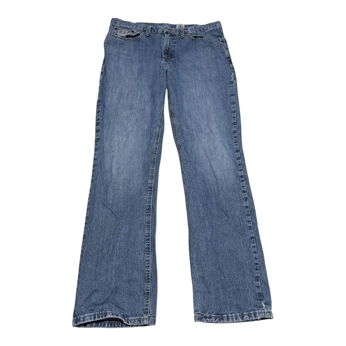 CINCH Cinch Embroidered Pocket Blue Jeans Men’s 35x34 (Fits 36x33) Size US 36 / EU 52 - 4 Thumbnail