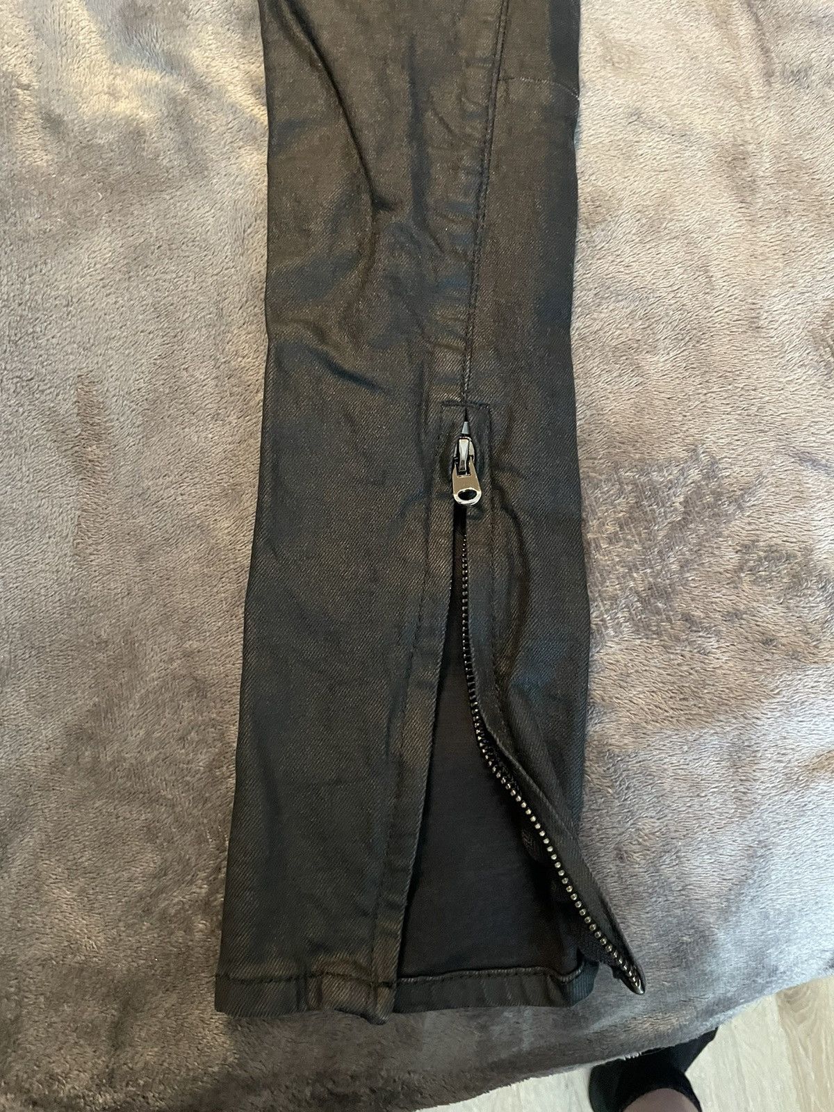 MNML Waxed Leather Slim MNML Pants Size US 30 / EU 46 - 4 Thumbnail