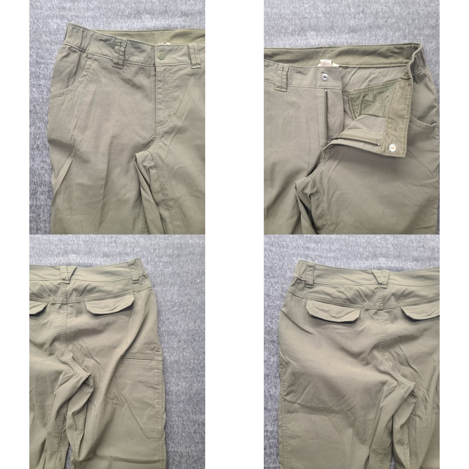 Vintage Duluth Trading Pants Womens 8x35 Dry on the Fly Regular Fit Slim Leg Outdoors Size 24" / US 00 / IT 34 - 8 Thumbnail