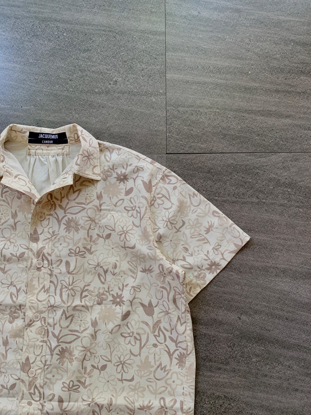 Jacquemus FREE TAX! Jacquemus L'amour Floral Oversized SS Shirts Size US M / EU 48-50 / 2 - 2 Thumbnail