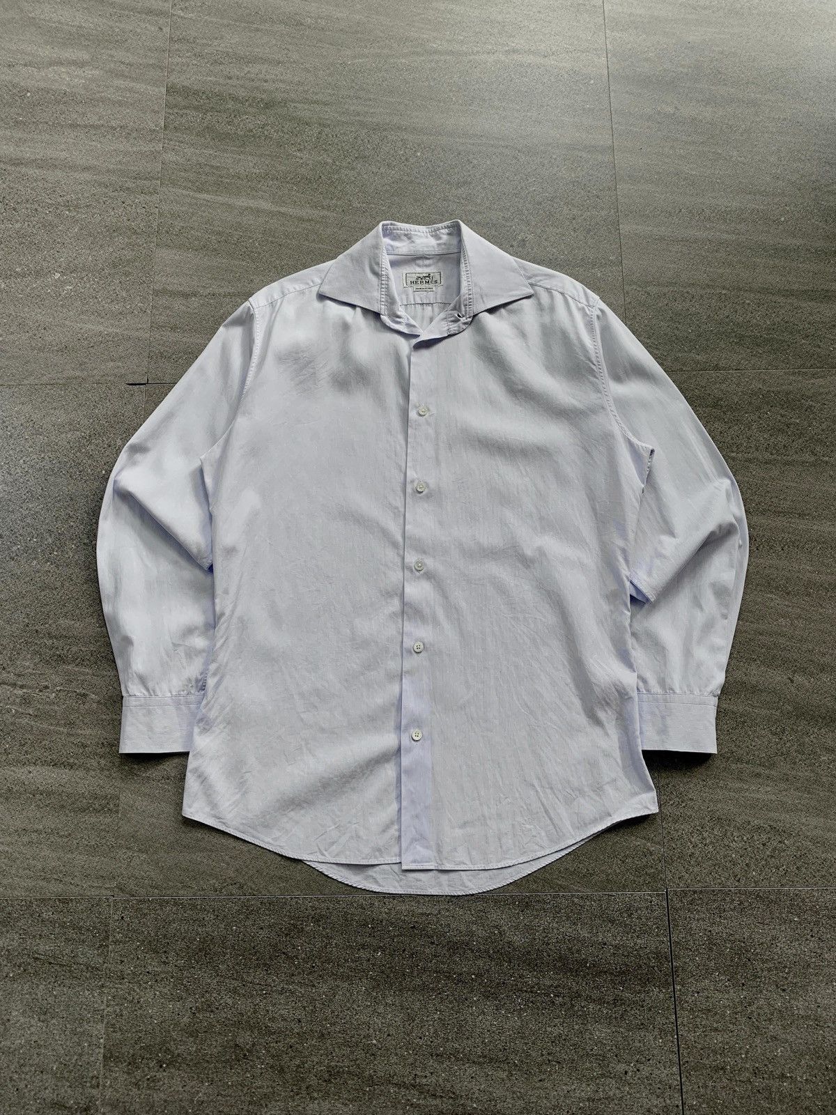 Hermes FREE TAX! 2000s Mini Monogram Shirts Size US M / EU 48-50 / 2 - 2 Thumbnail