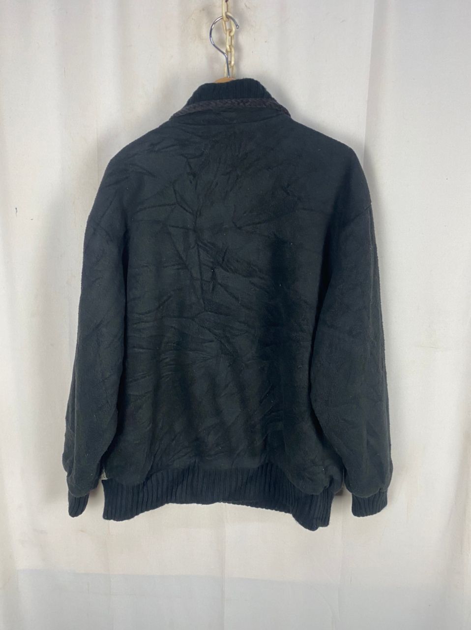 Japanese Brand Rudolph Valentino knit bombers button up jacket Size US L / EU 52-54 / 3 - 10 Thumbnail
