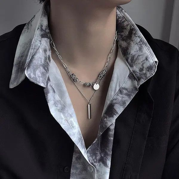 Jewelry Trendy Layered Silver Necklace Size ONE SIZE - 6 Thumbnail