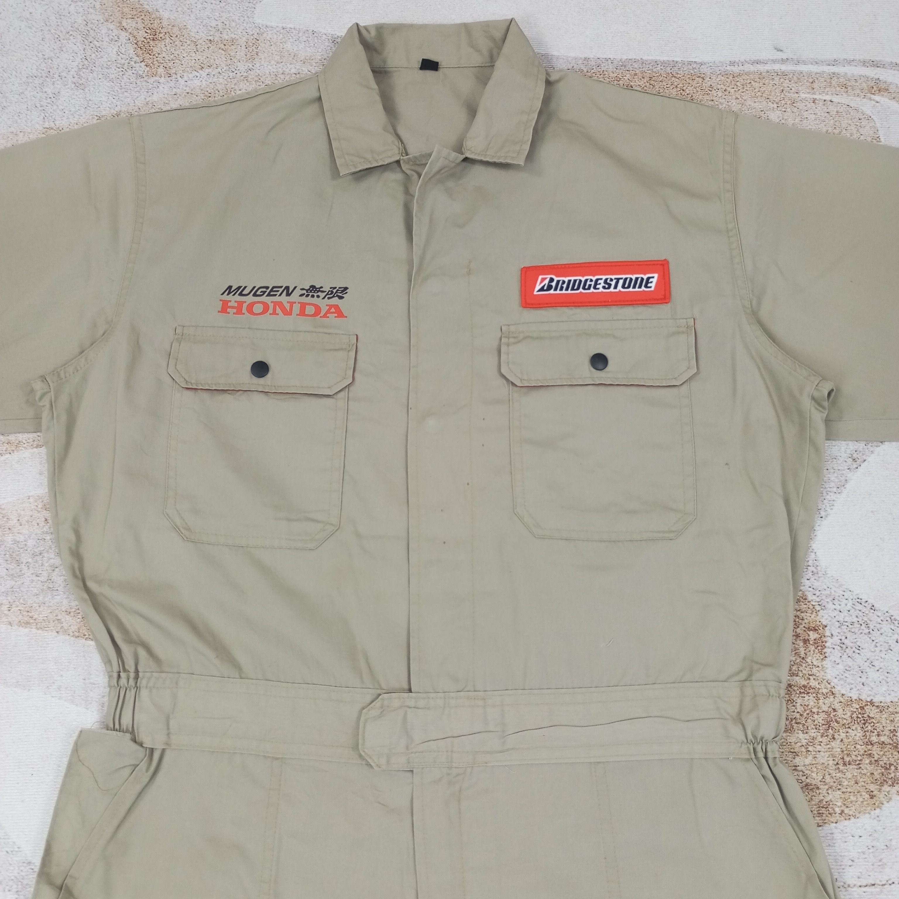 Other Bridgestone X Mugen Honda Custom Coverall Jacket c221n6 Size US M / EU 48-50 / 2 - 5 Thumbnail