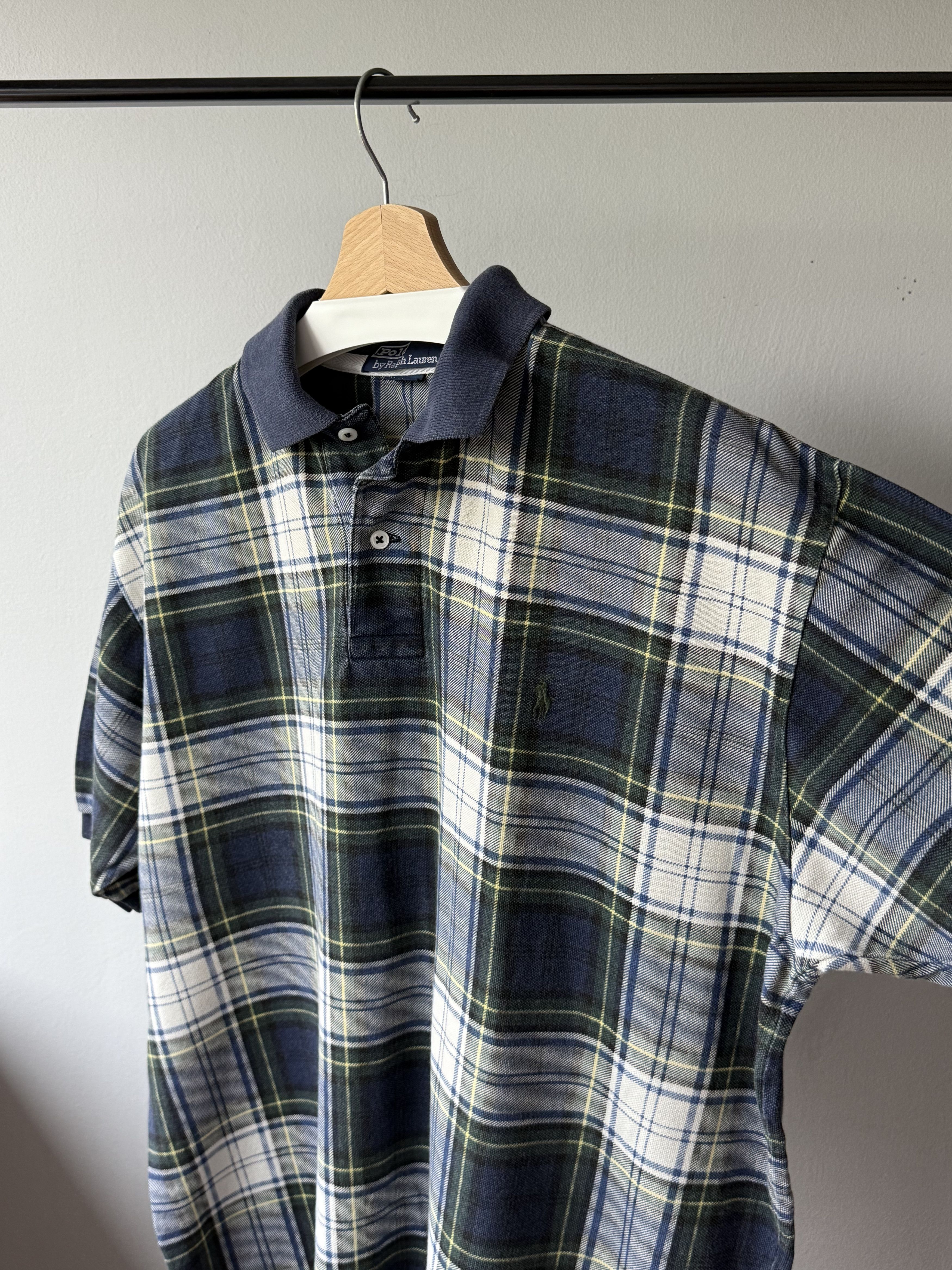 Polo Ralph Lauren Vintage 90s Polo by Ralph Lauren Tartan Plaid Polo Shirt Size US L / EU 52-54 / 3 - 8 Thumbnail
