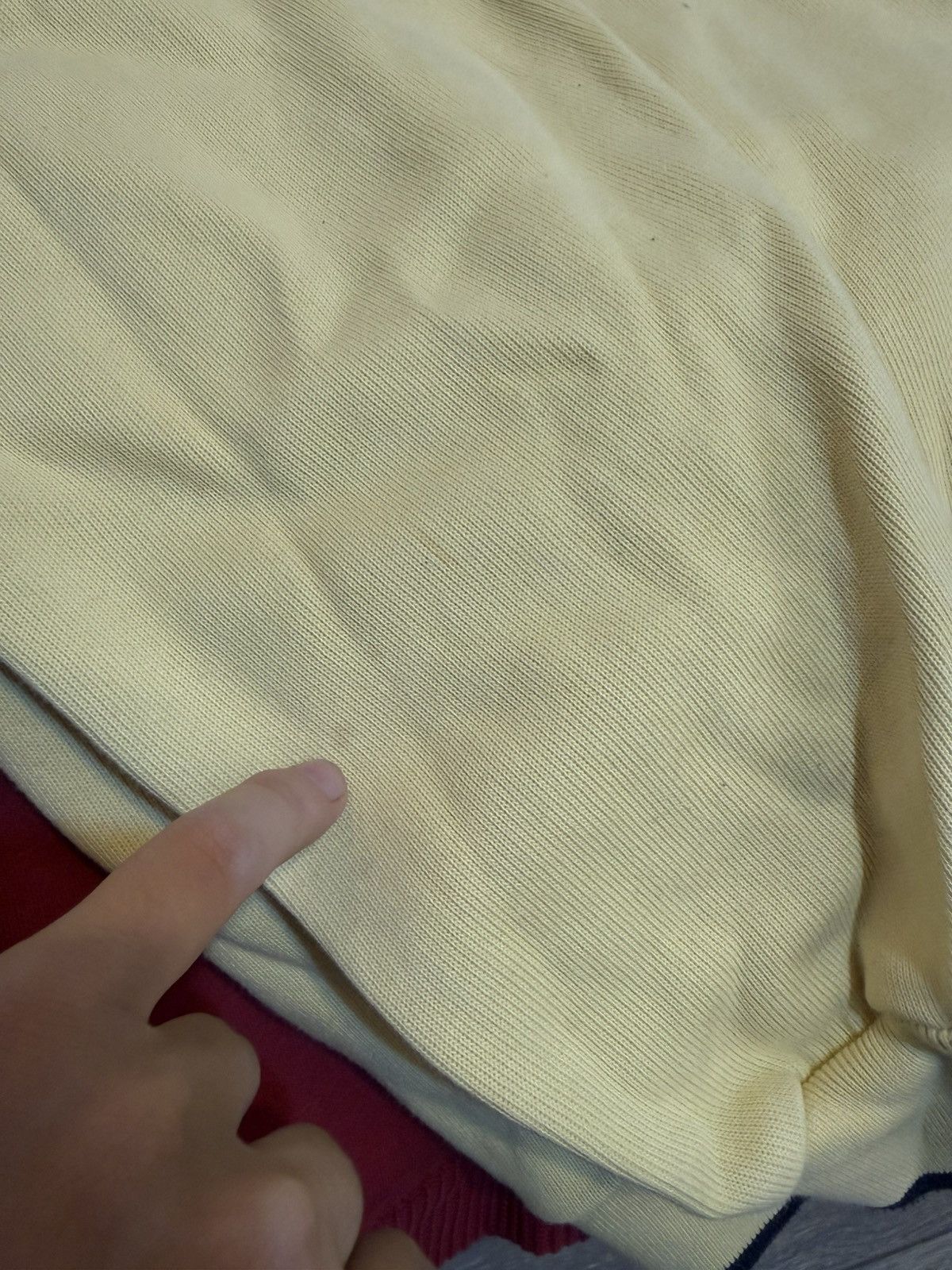90s Yellow YSL Sweatshirt 1/4 Quarter Zip Vintage Old Money