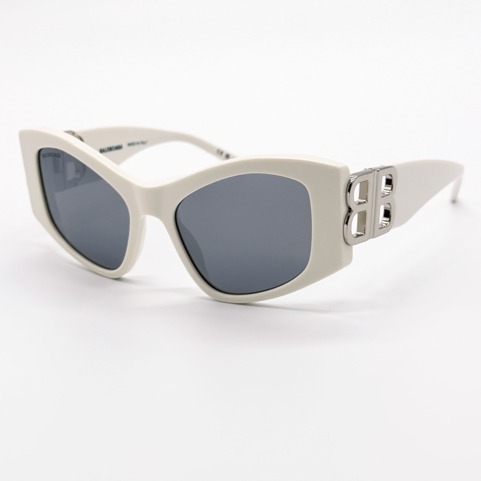 Balenciaga NEW BALENCIAGA BB0287S 006 SUNGLASSES WHITE CAT EYE WOMEN Size ONE SIZE - 3 Thumbnail