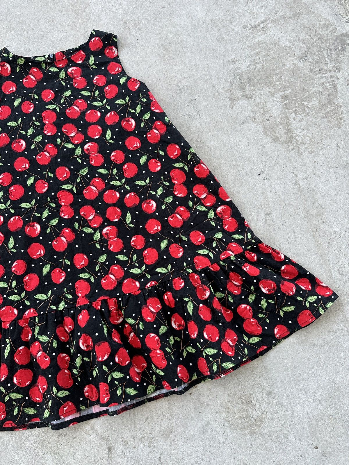 Dolce & Gabbana Dolce & Gabbana Girls Cherry Print Womens Short Dress Size S Size S / US 4 / IT 40 - 3 Thumbnail