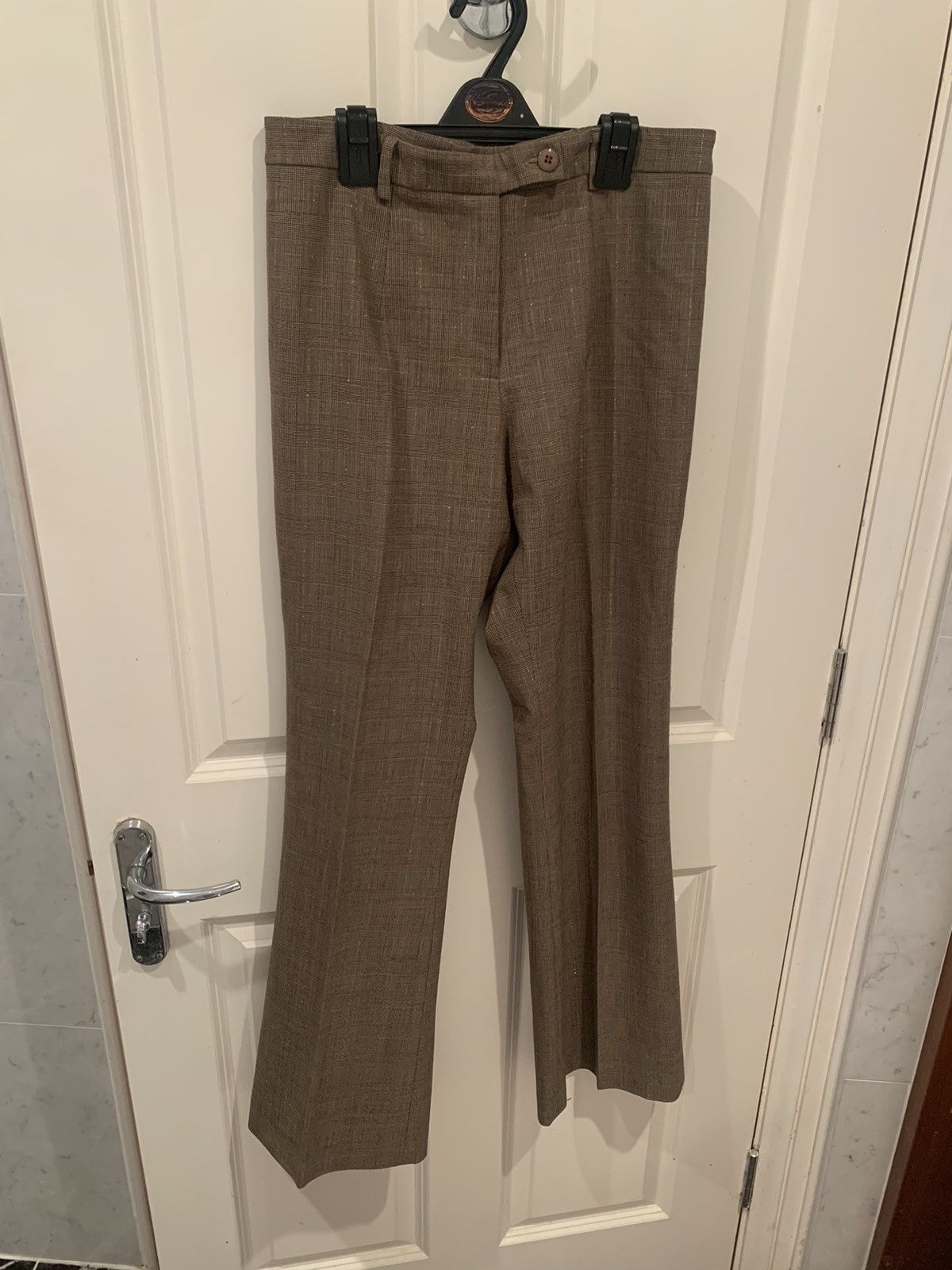 Other Quin & Donnelly Brown Straight Leg Trousers Size 30" / US 8 / IT 44 - 1 Thumbnail