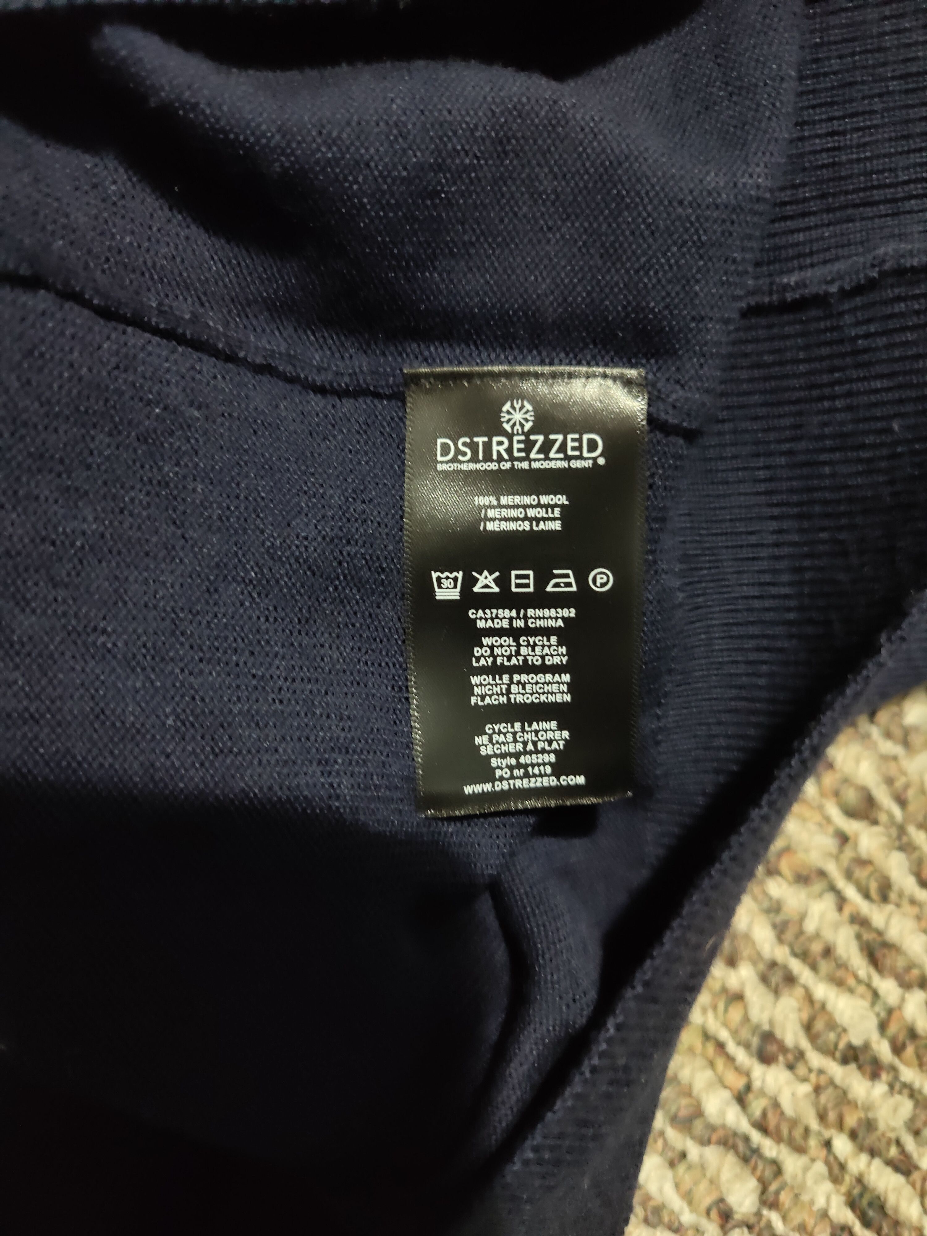 Other Dstrezzed navy blue merino wool rollneck sweater Size US XL / EU 56 / 4 - 3 Thumbnail