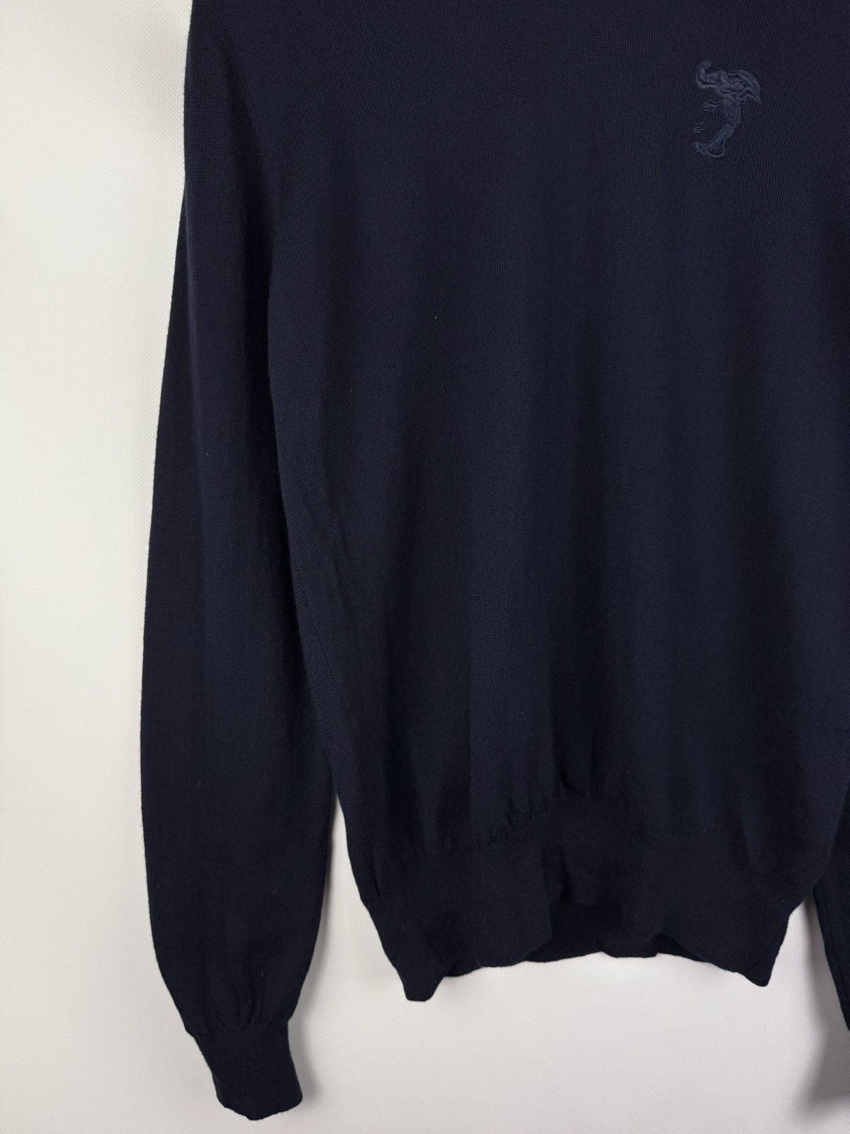 Versace Versace Collection Wool Crewneck Light Sweater Pullover Size US L / EU 52-54 / 3 - 7 Thumbnail