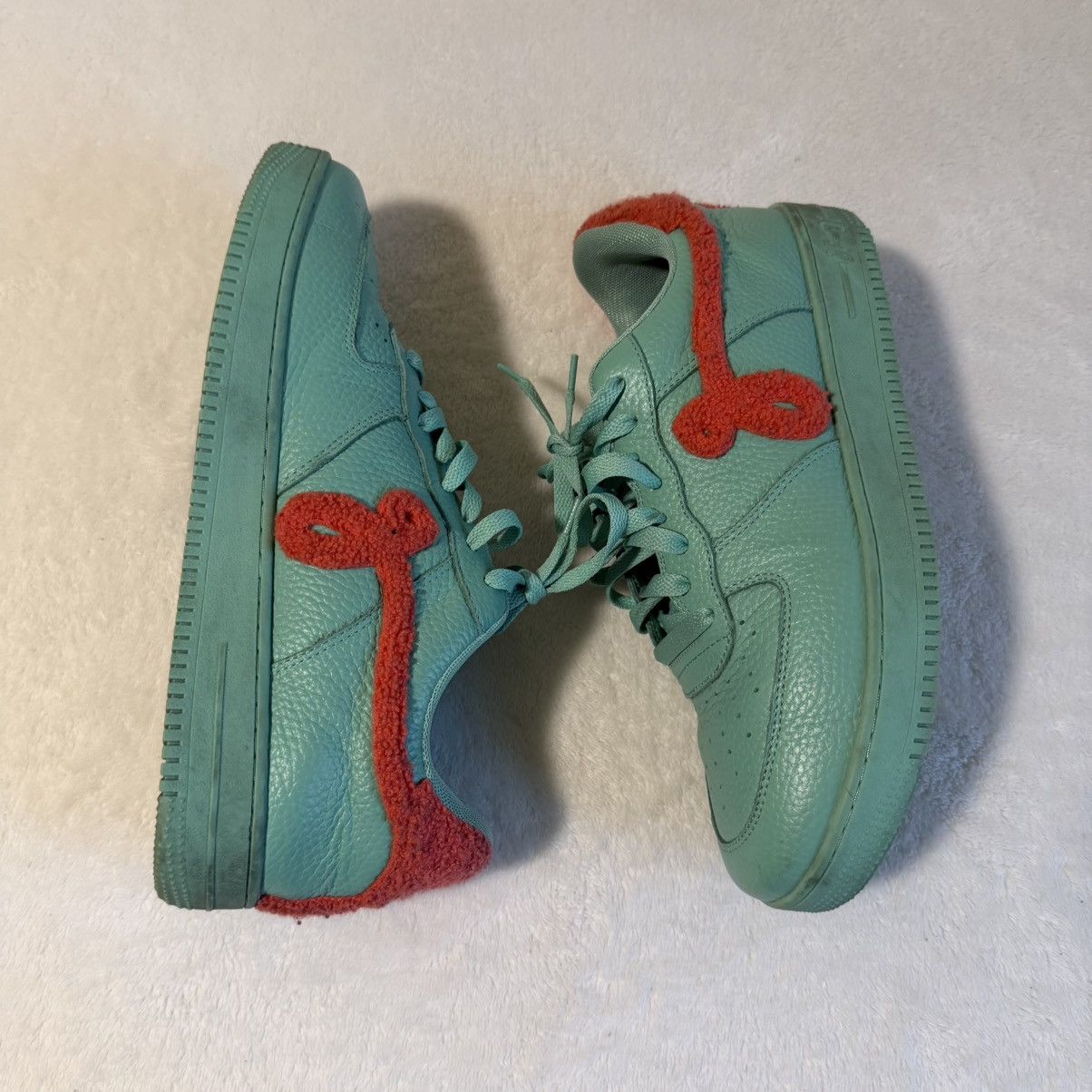 John Geiger John Geiger GF-01 Teal Peach Chenille sneaker Size US 10 / EU 43 - 2 Thumbnail