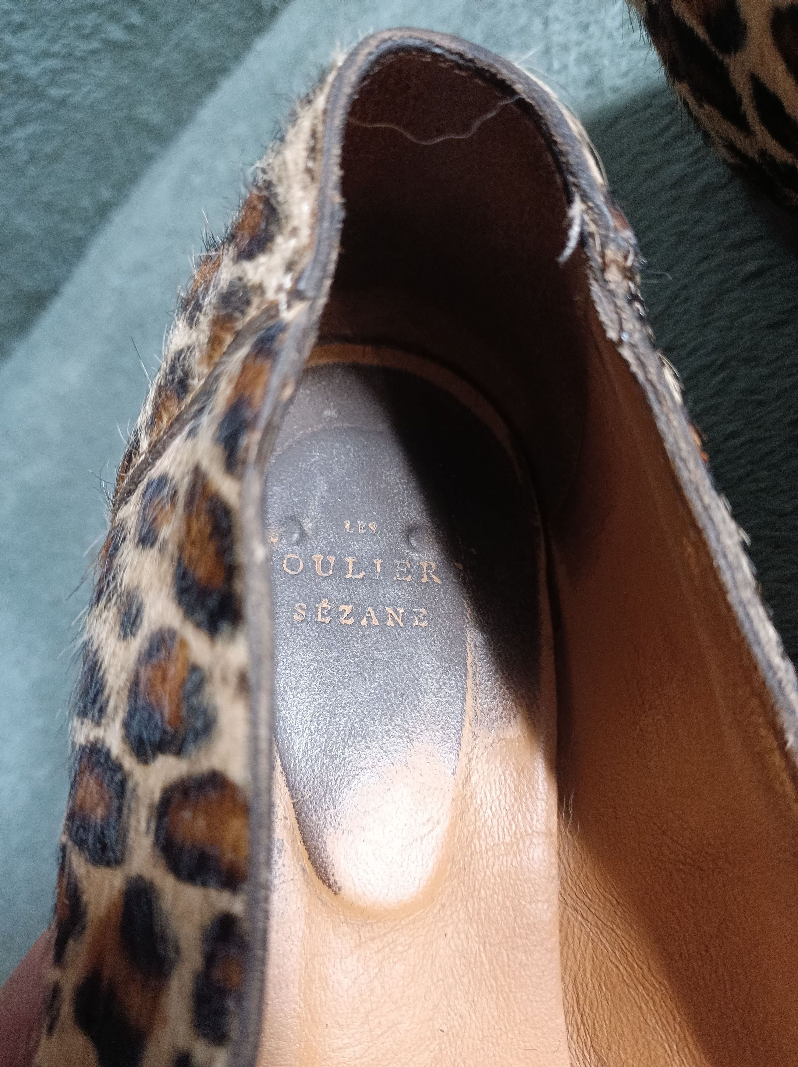 Sezane SEZANE Andrea Leopard Print Leather Loafers Shoes EU38 US7 Size US 7 / IT 37 - 10 Thumbnail