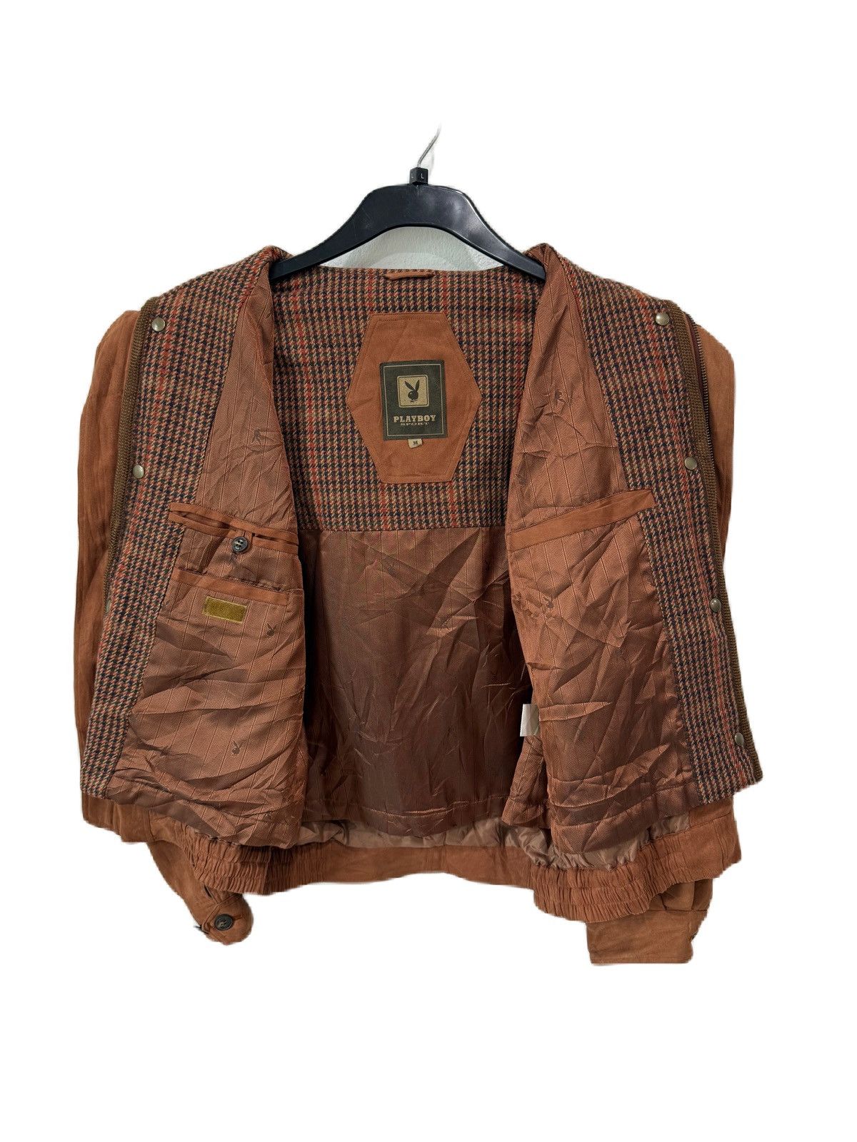 Playboy Vintage Playboy Sport Bomber Jacket Zipper Double Pocket Size US L / EU 52-54 / 3 - 8 Thumbnail