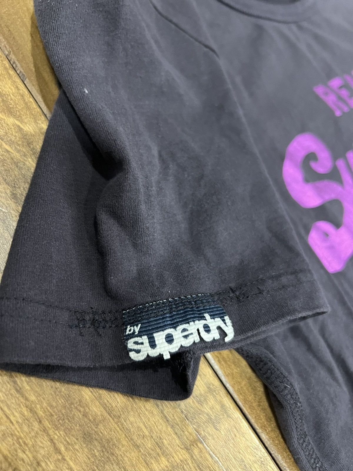 Japanese Brand × Superdry Super Dry Black Label Tee Shirt Size US S / EU 44-46 / 1 - 5 Thumbnail
