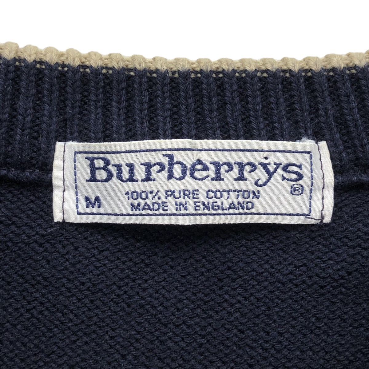 Burberry Vintage Burberrys Golf Logo Knitted Sweater Made in England Size US M / EU 48-50 / 2 - 16 Thumbnail