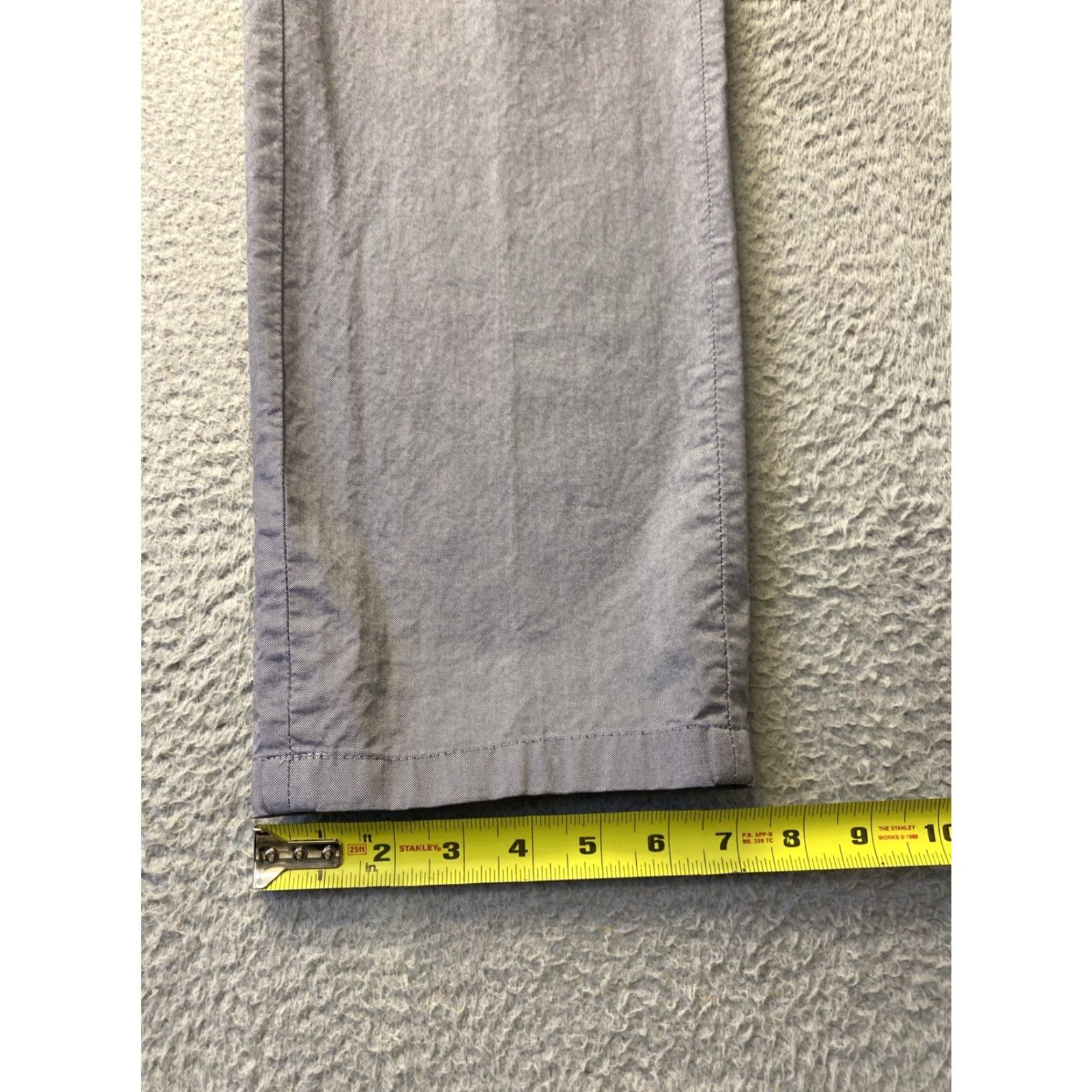 Massimo Dutti Mossimo Dutti Dress Pants Mens 36x 30 Gray City Slim Trousers Wool Zip Pleated Straight Leg Cuffed 32 In Inseam Size 24" / US 00 / IT 34 - 5 Thumbnail