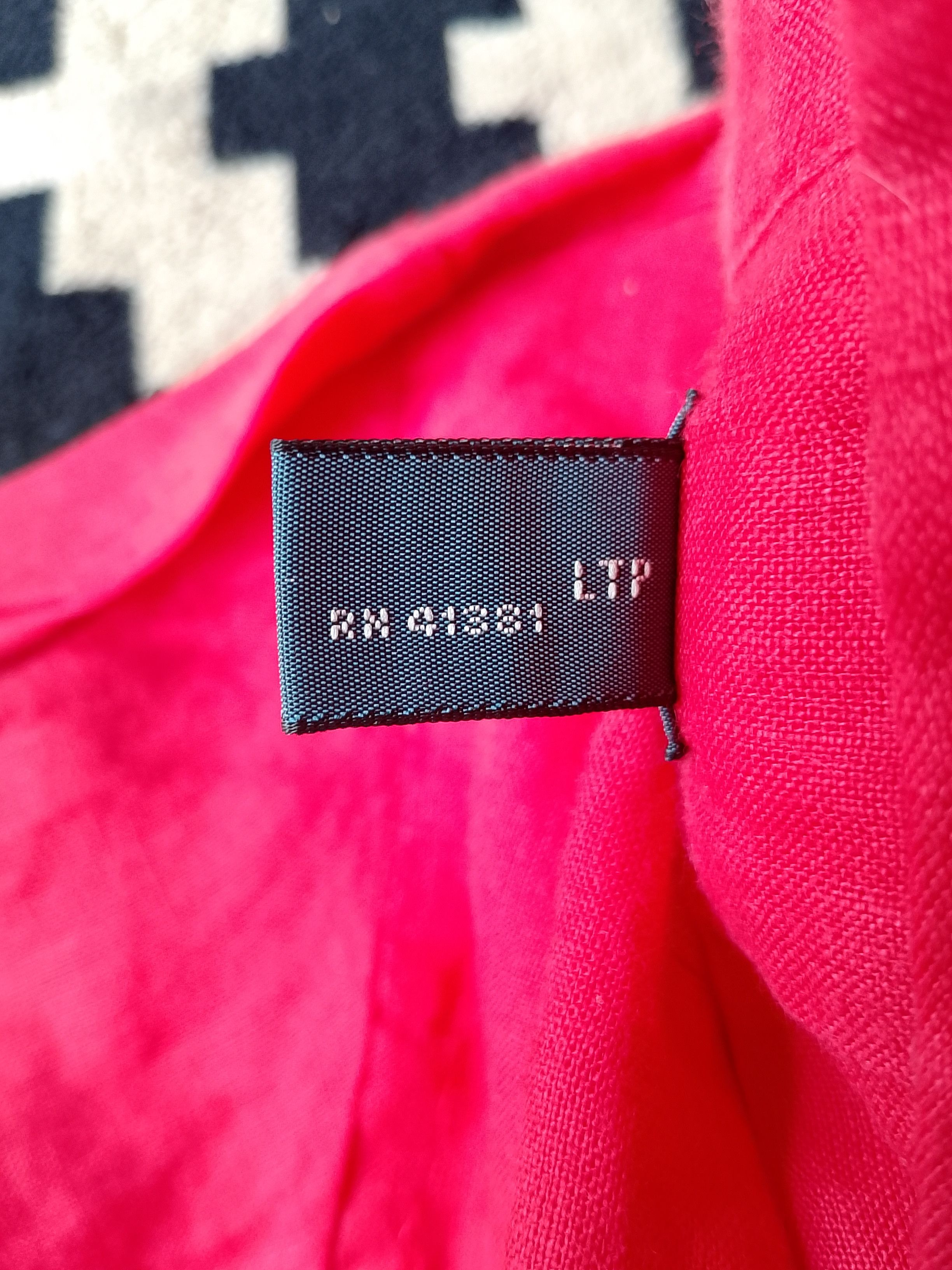Ralph Lauren Vintage Rare Ralph Lauren Red Linen Hibiscus High-Summer Size US XL / EU 56 / 4 - 7 Thumbnail
