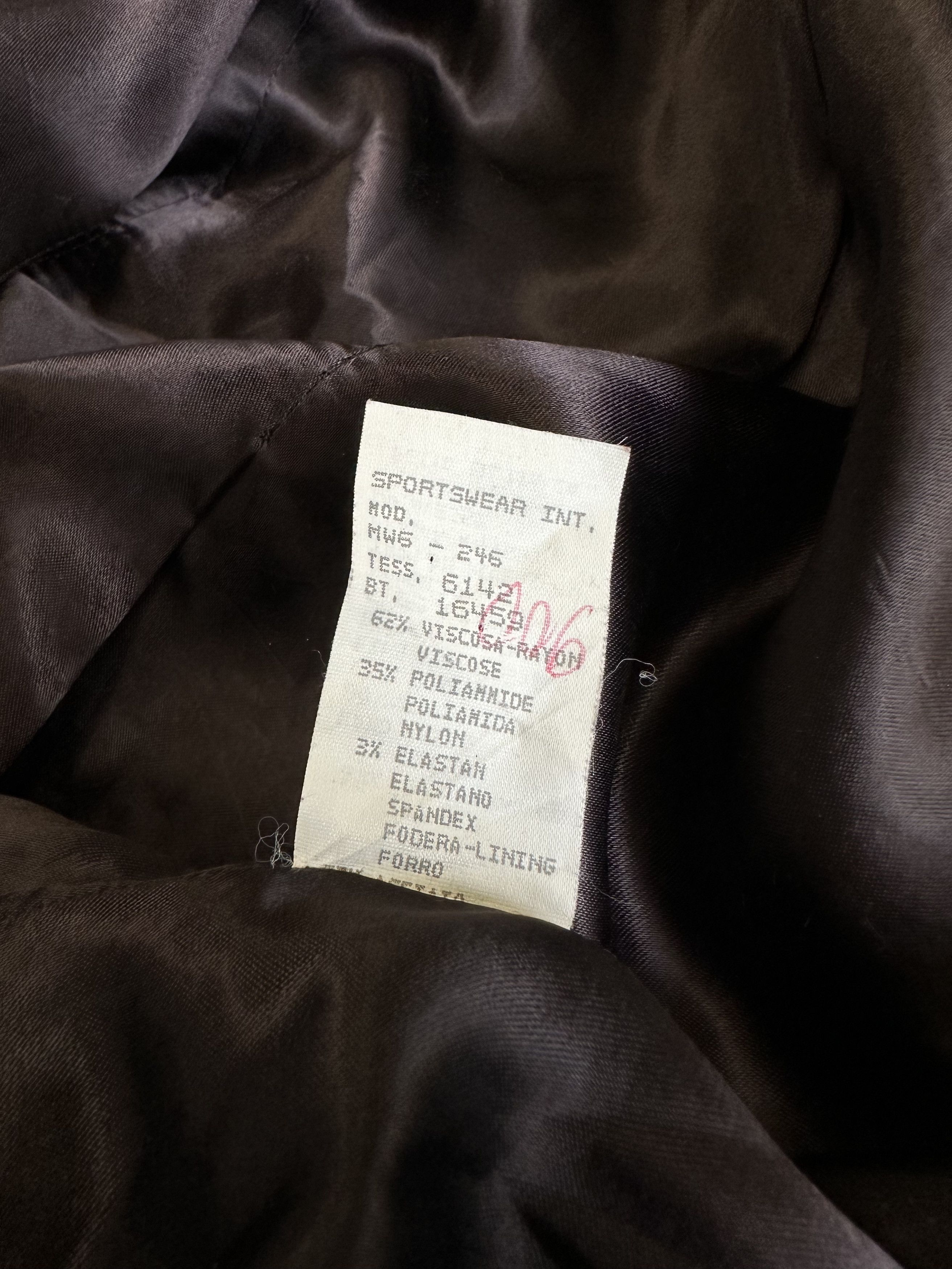 Moschino Moschino Jeans Vintage Letter Patern Blazer Jacket 6356AC Size L / US 10 / IT 46 - 4 Thumbnail