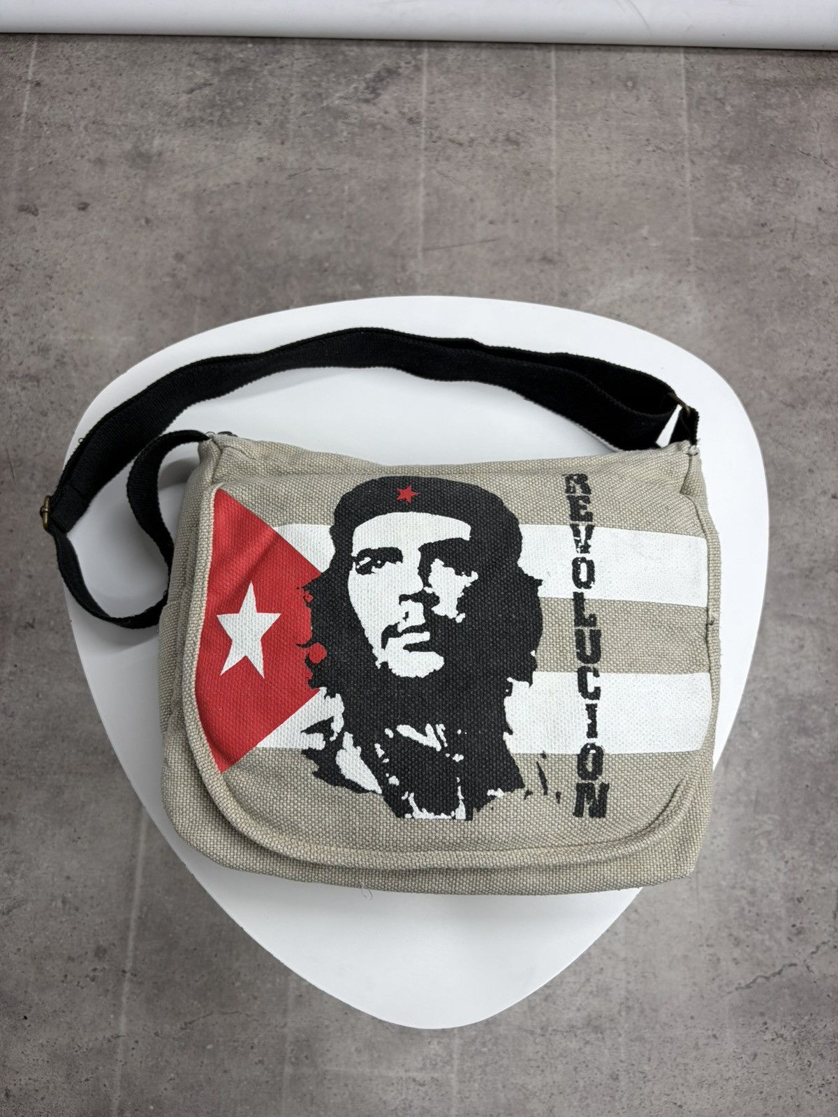 Diesel Vintage Che Guevara Revolution Messenger Shoulder Bag Army Size ONE SIZE - 1 Thumbnail