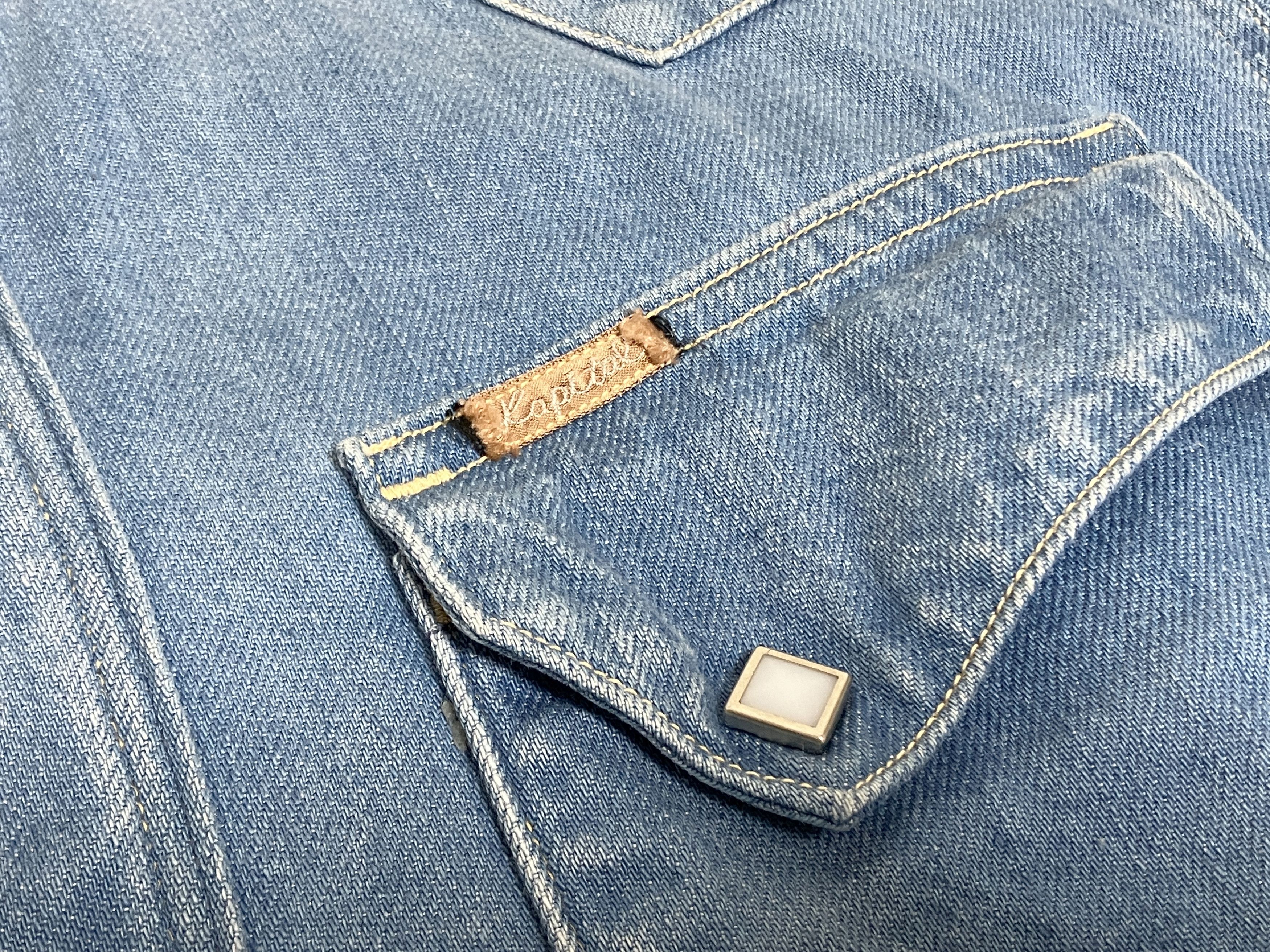 Kapital Kapital 8oz denim band collar studs western shirt indigo 3 Size US L / EU 52-54 / 3 - 10 Thumbnail