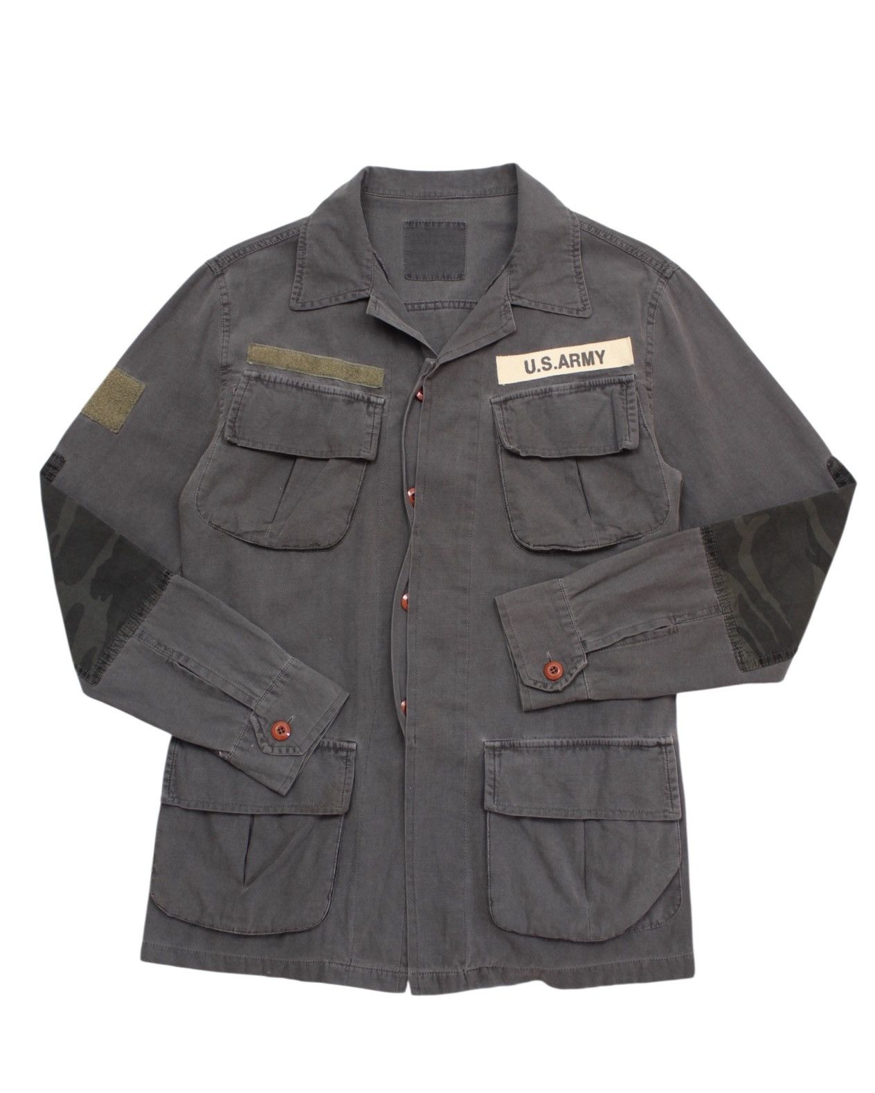 Vintage 2000S JAPANESE MADE 4-POCKET SHIRT JACKET “U.S. ARMY” BADGE Size US M / EU 48-50 / 2 - 1 Thumbnail