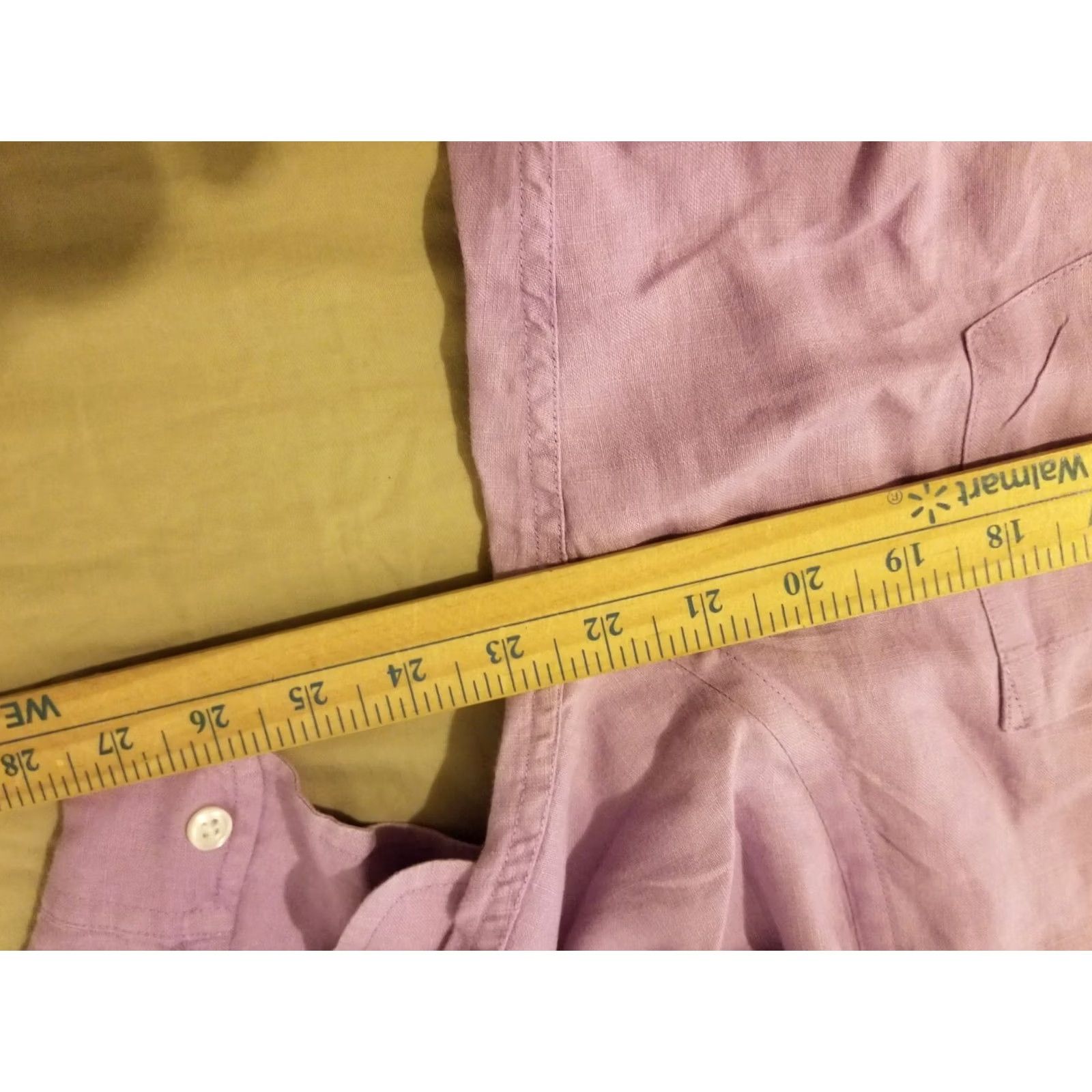 J.Crew J. Crew Mens L Large Slim Purple Button Dress Shirt Size 42R - 4 Thumbnail