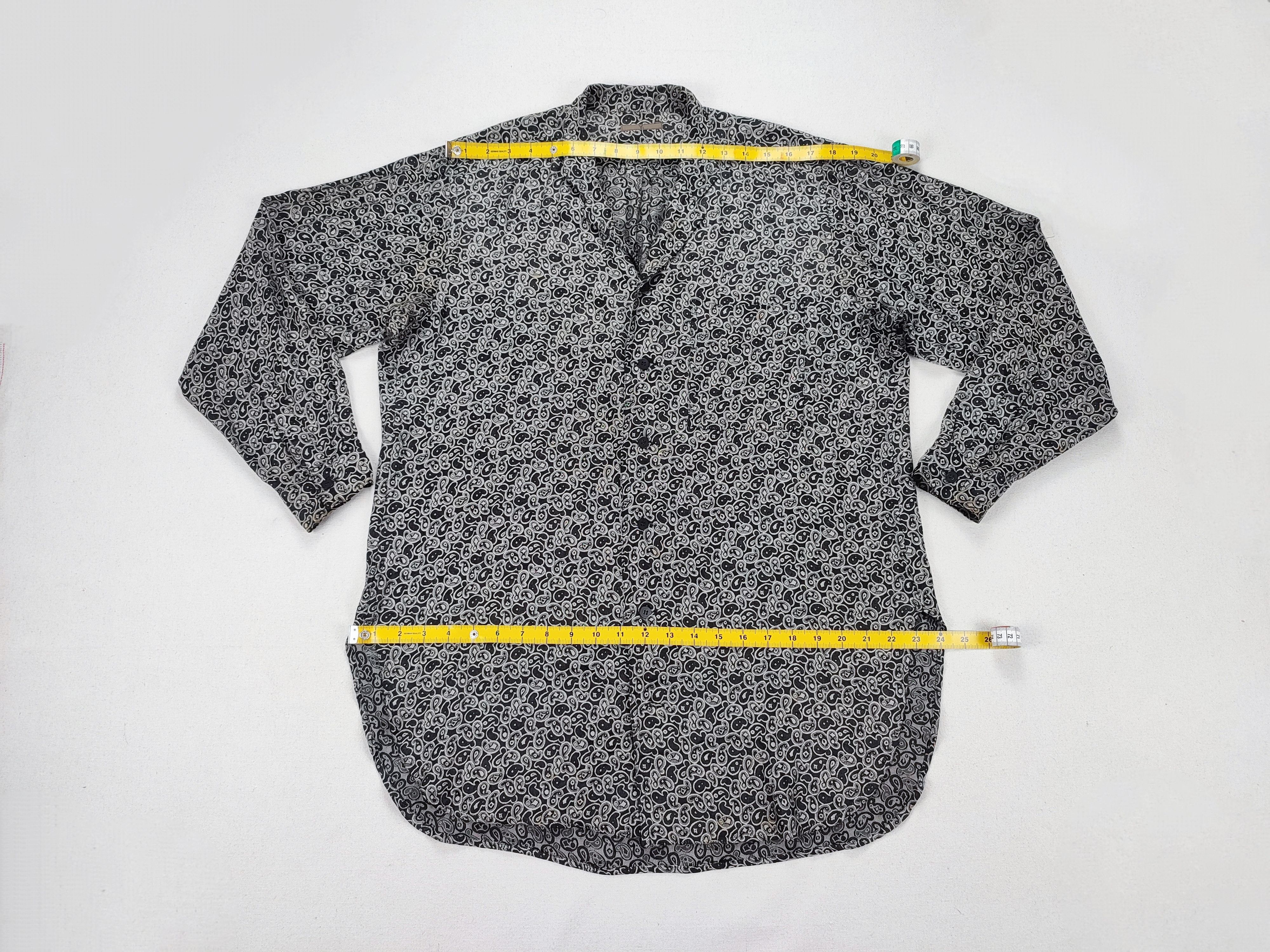 Y's × Yohji Yamamoto Y's Yohji Yamamoto French Collar Paisley Rayon Shirt Size US L / EU 52-54 / 3 - 4 Thumbnail