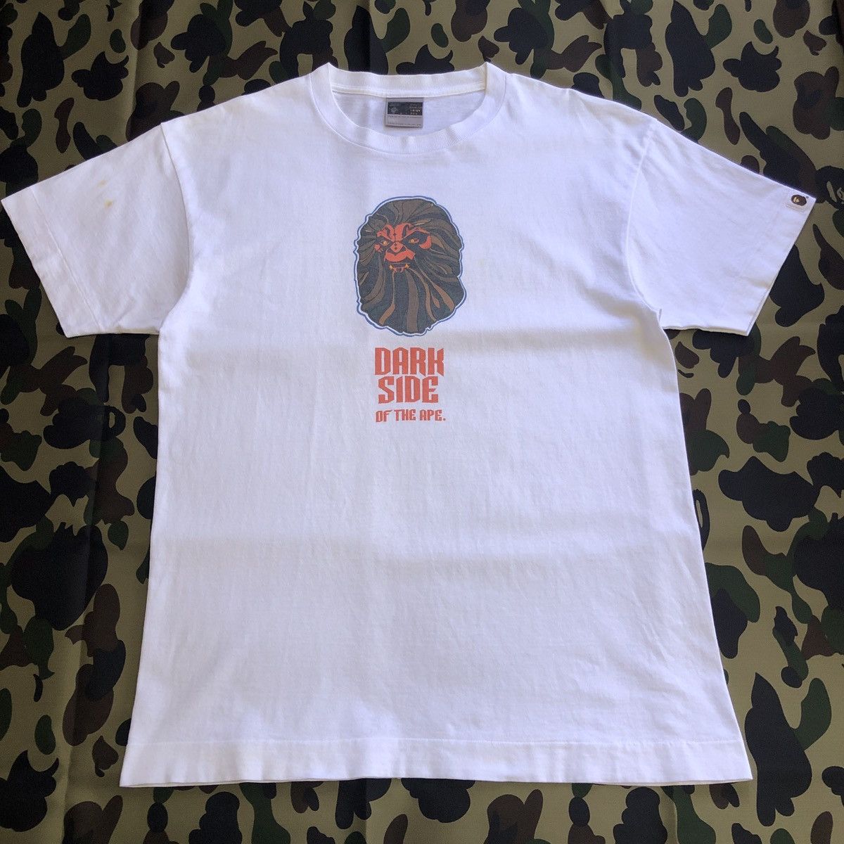 Bape 1999 Bape Darth Maul Dark Side of The Ape Logo Tee Size US L / EU 52-54 / 3 - 1 Thumbnail