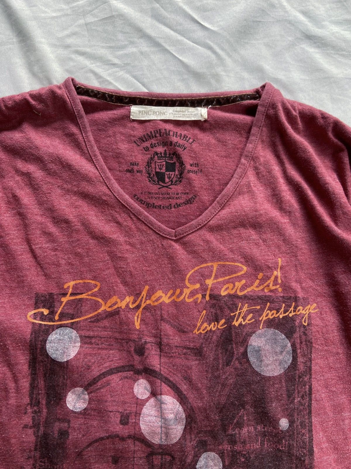 Beauty Beast × Hysteric Glamour × Japanese Brand BONJOUR PARIS! LOVE THE PASSAGE LONG SLEEVE Size US L / EU 52-54 / 3 - 10 Thumbnail