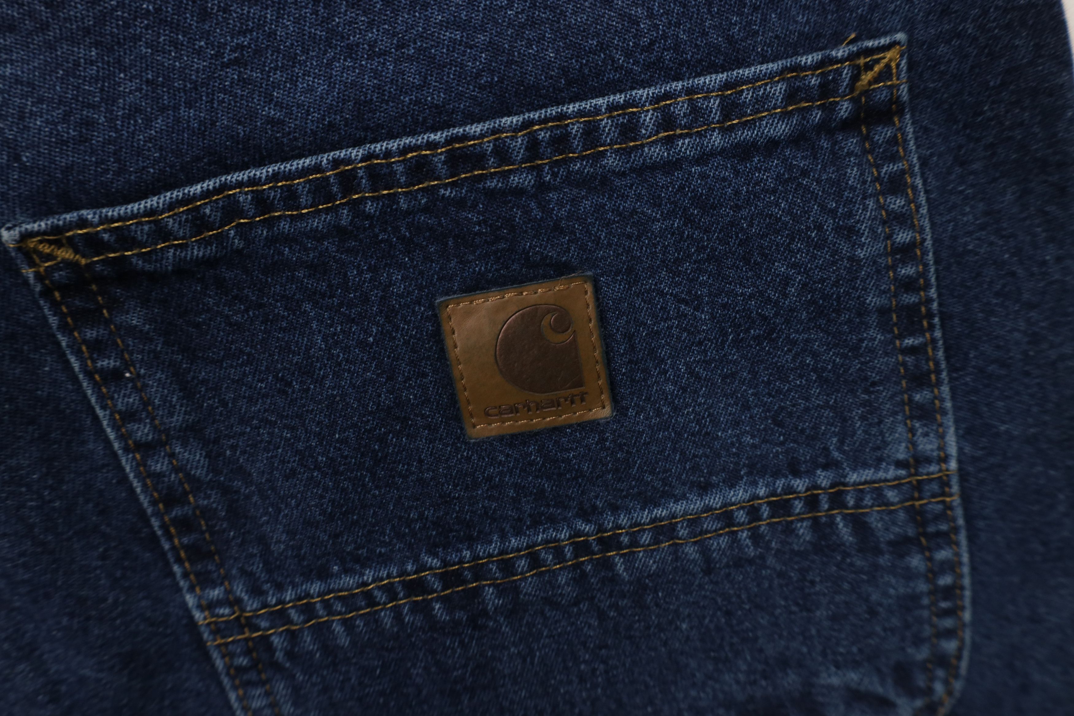 Carhartt Vintage Y2K Carhartt Wide Leg Dungaree Denim Jeans Cotton Size US 40 / EU 56 - 14 Thumbnail